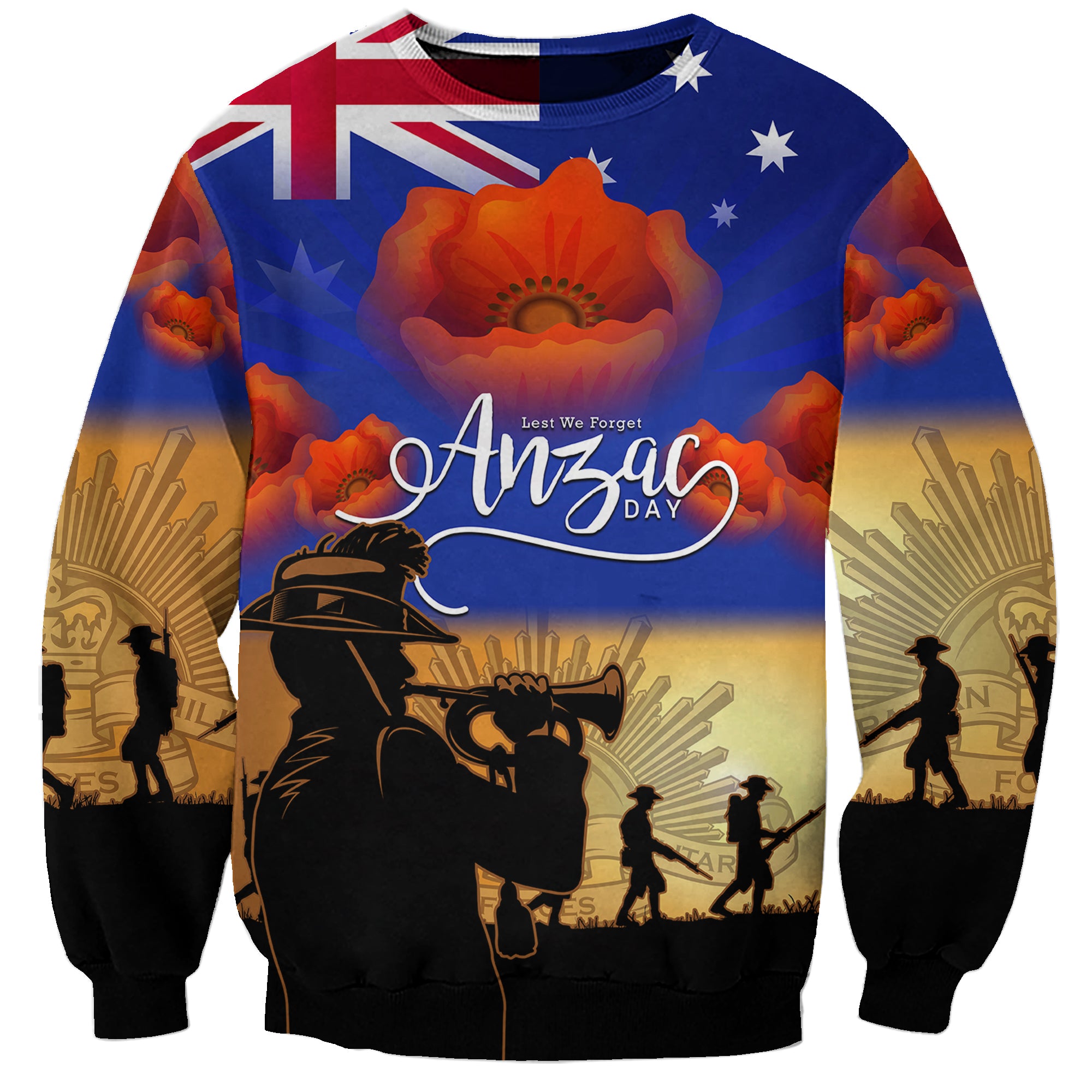 custom-personalised-aussie-anzac-sweatshirt-australian-army-poppy-mix-flag