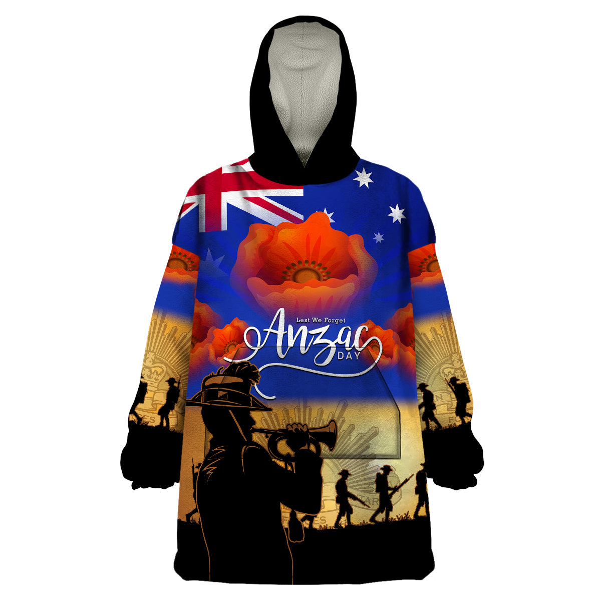 custom-personalised-aussie-anzac-wearable-blanket-hoodie-australian-army-poppy-mix-flag