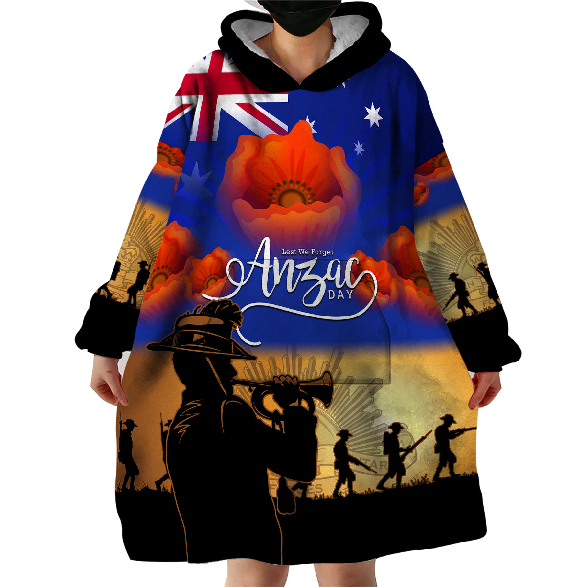 custom-personalised-aussie-anzac-wearable-blanket-hoodie-australian-army-poppy-mix-flag