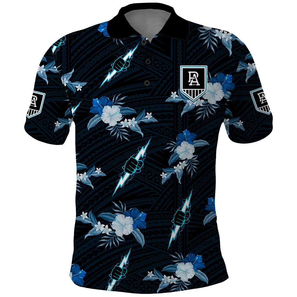 custom-text-and-number-port-adelaide-football-polo-shirt-power-polynesian-tribal-mix-tropical-hawaiian-style