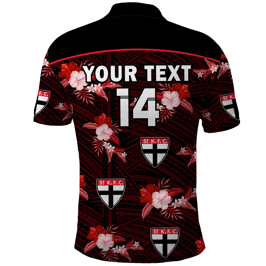 custom-text-and-number-st-kilda-football-polo-shirt-saints-polynesian-tribal-mix-tropical-hawaiian-style