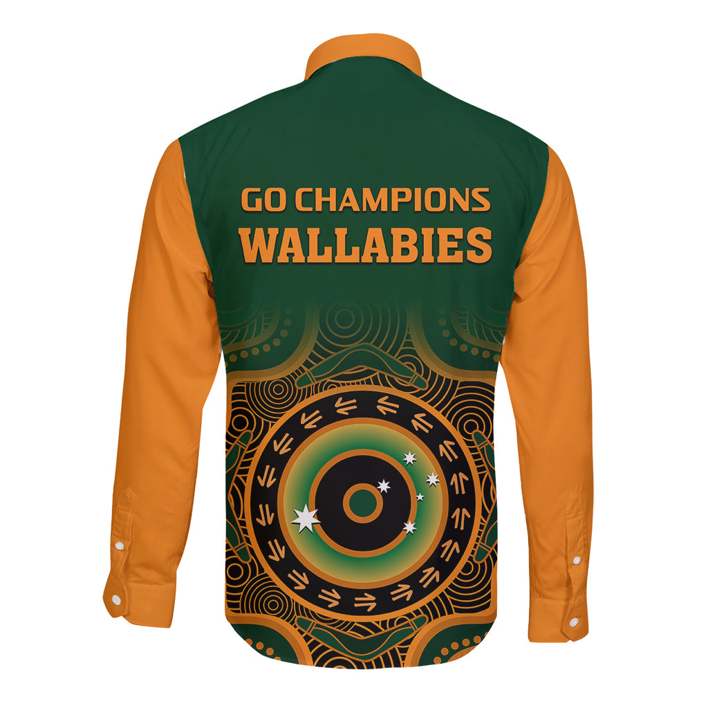 wallabies-rugby-long-sleeve-button-shirt-aussie-go-champions-indigenous-green