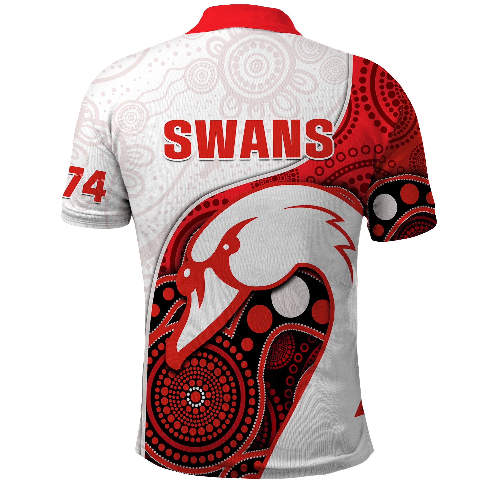 swans-football-polo-shirt-go-swannies-indigenous-art