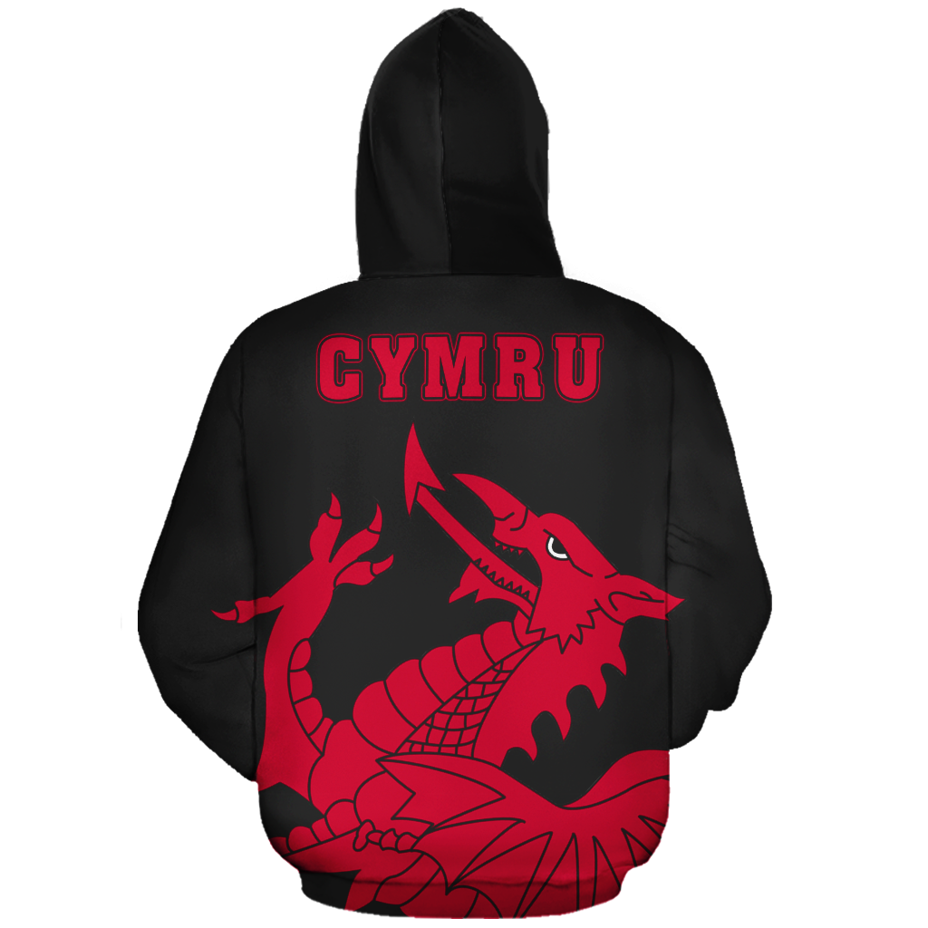 Wales In Me All Over Hoodie