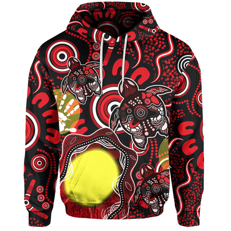 custom-personalised-aboriginal-flag-naidoc-turtle-hoodie