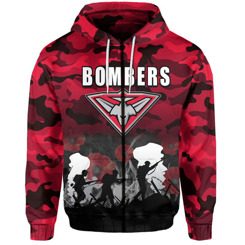 custom-personalised-afl-anzac-day-hoodie-bombers-army-style