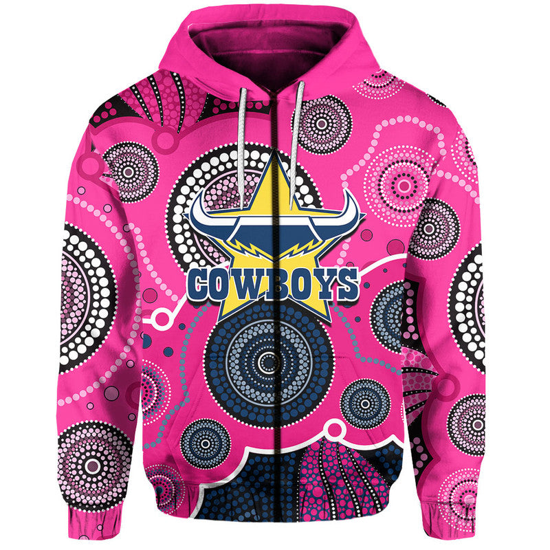 custom-personalised-and-number-cowboys-rugby-hoodie-aboriginal-pink-jersey