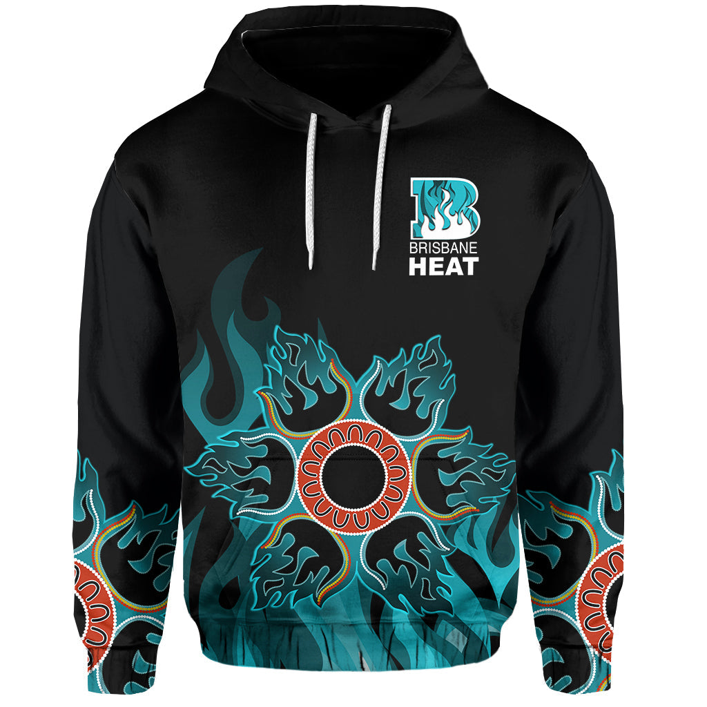 (Custom Personalised And Number) Brisbane Heat Hoodie Cricket Simple Style