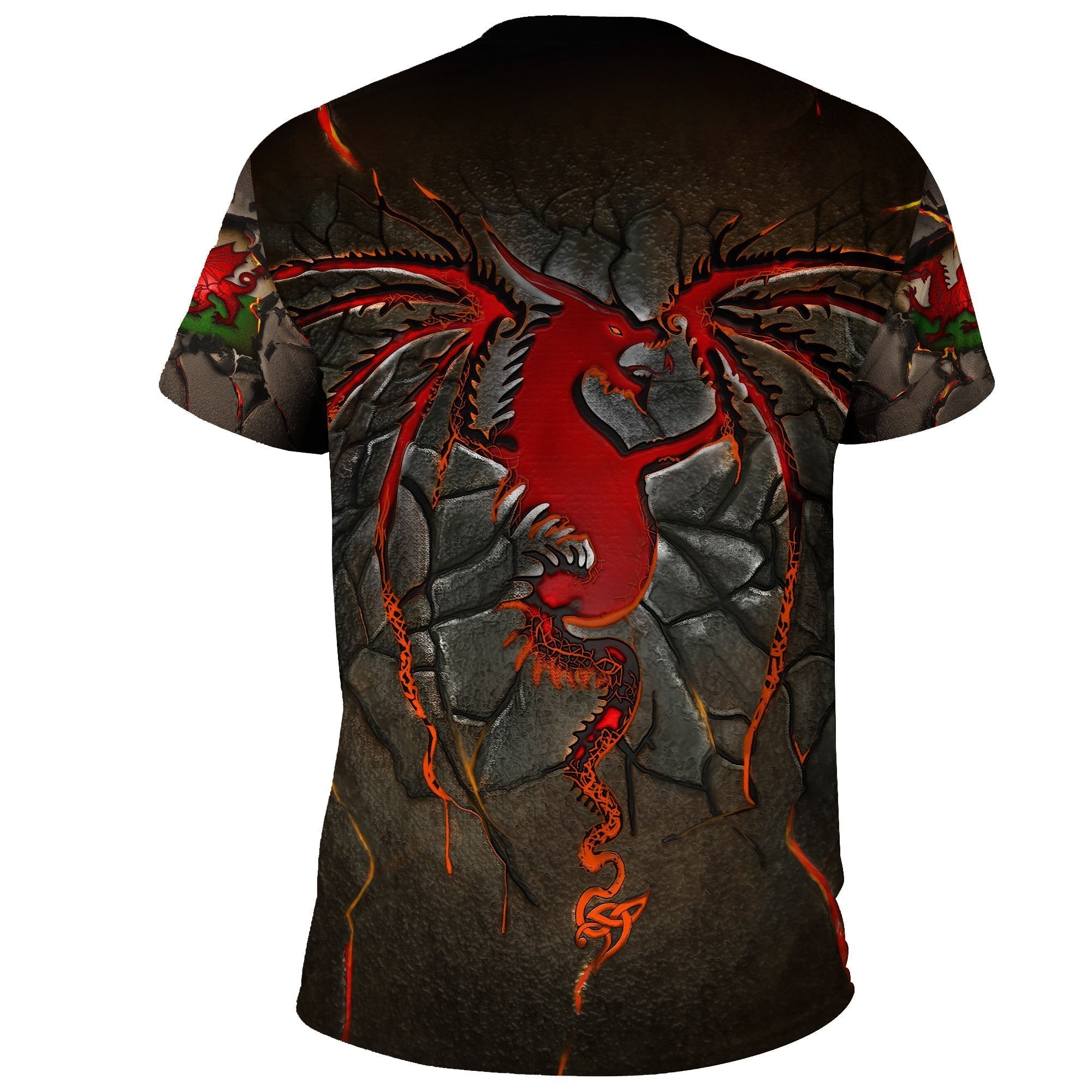 wales-t-shirts-welsh-dragon-lava-style