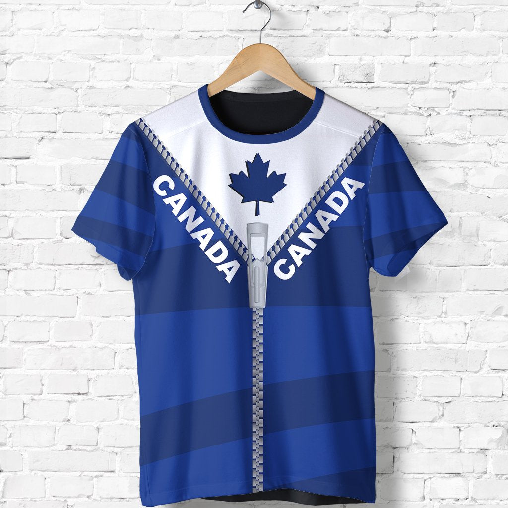 canada-t-shirt-with-straight-zipper-style-blue