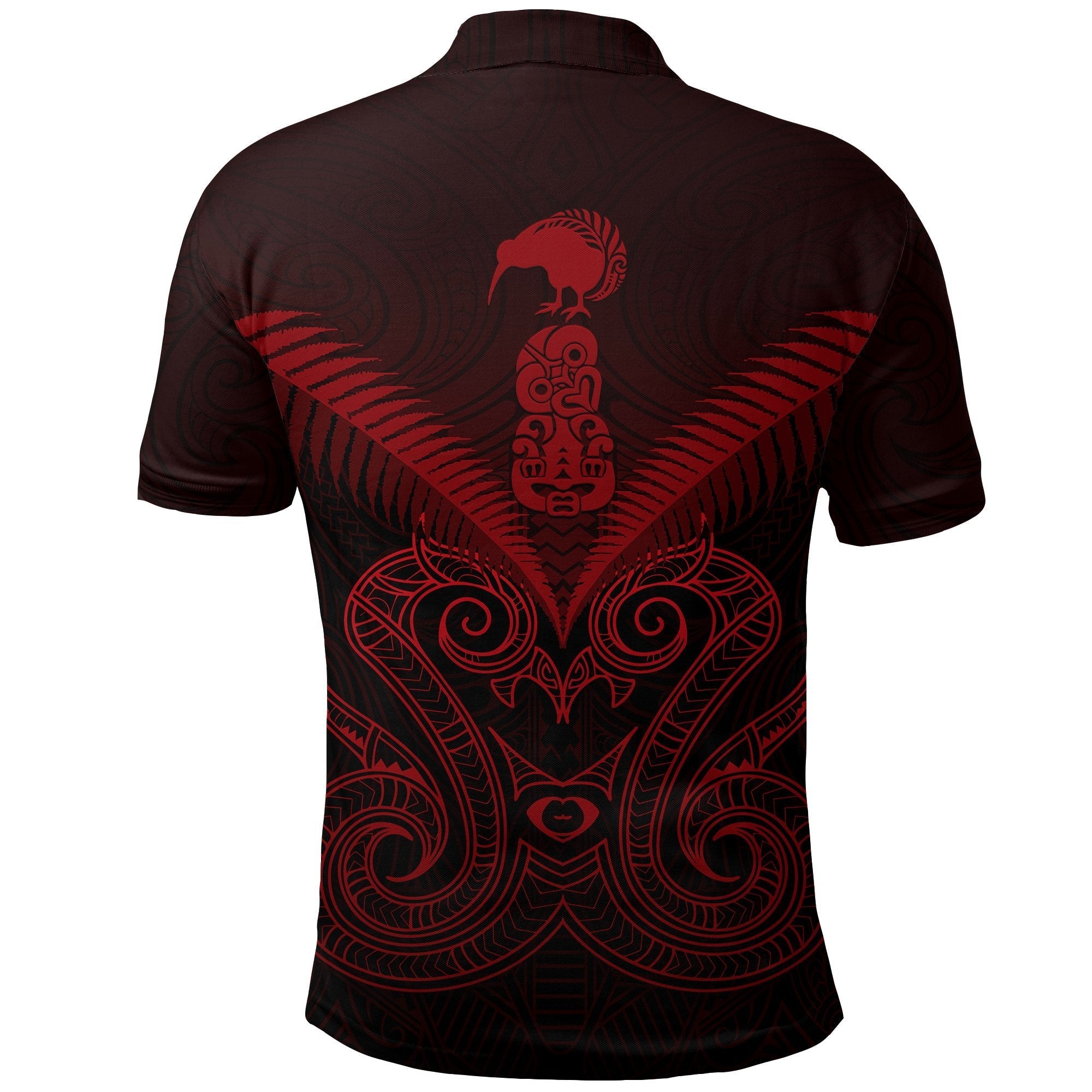 maori-manaia-new-zealand-polo-shirt-red