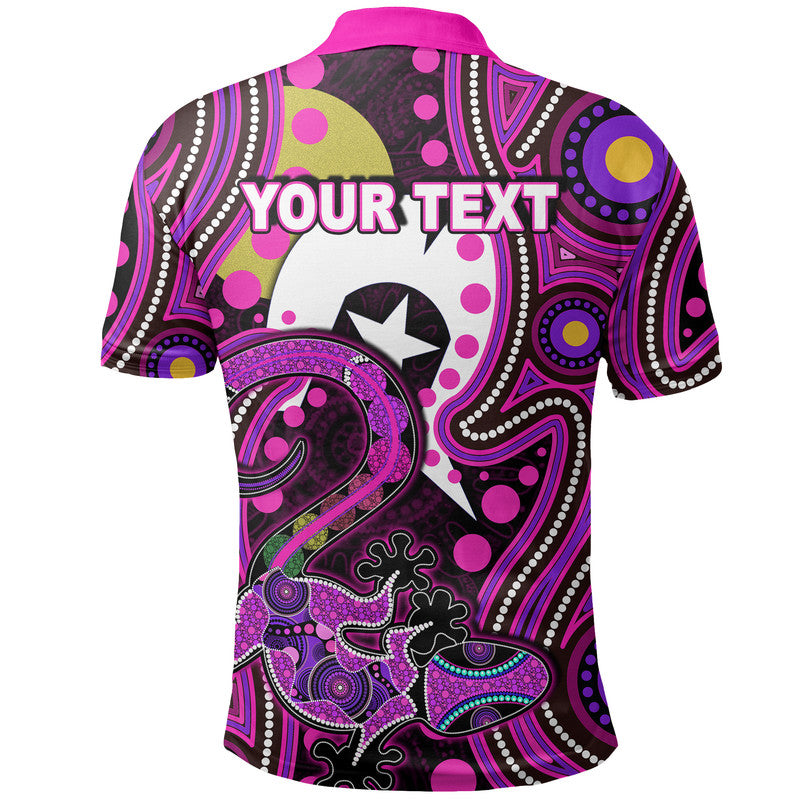 custom-personalised-naidoc-aboriginal-lizard-polo-shirt-pink-style