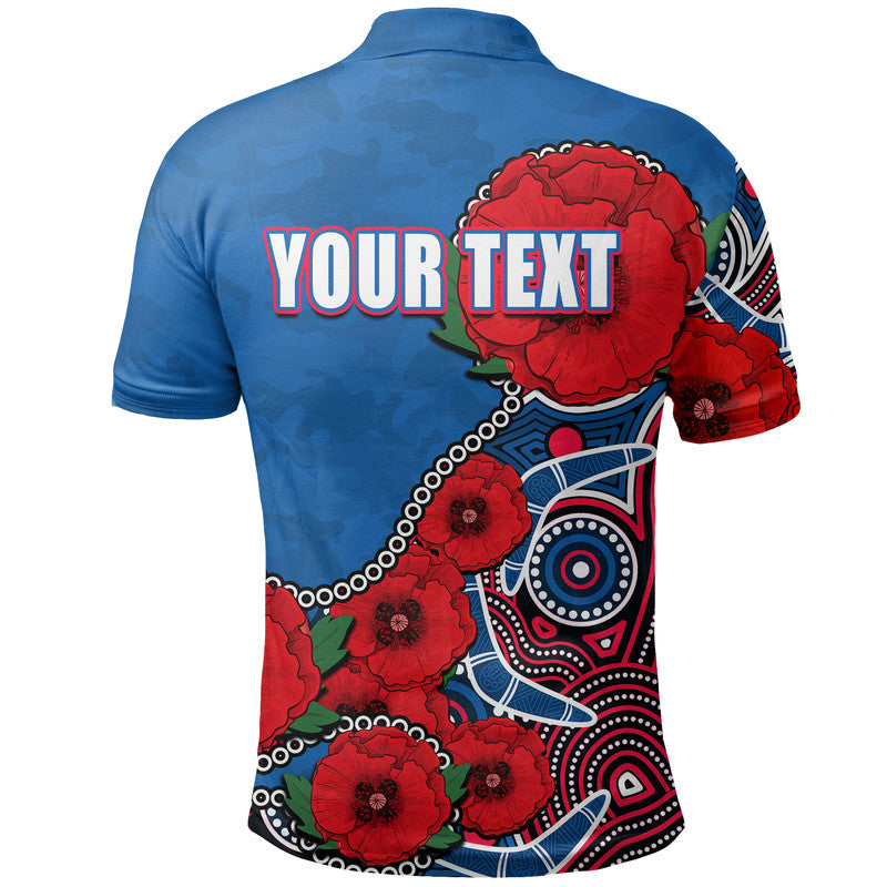 custom-personalised-anzac-day-afl-bulldogs-army-mix-aboriginal-polo-shirt