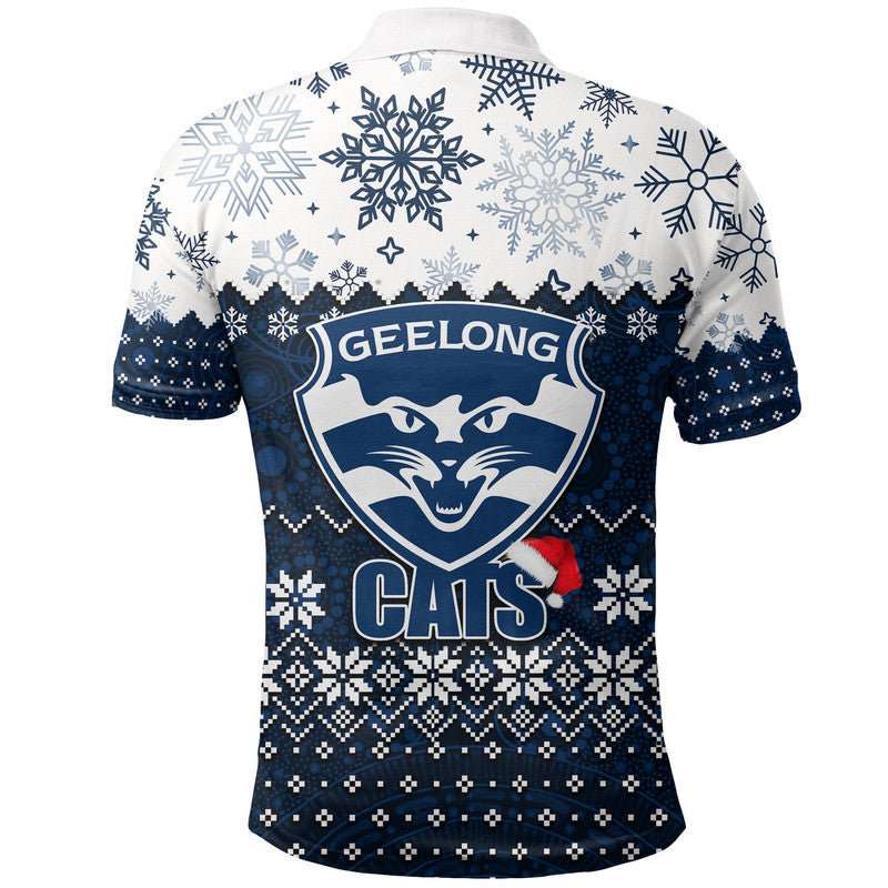 Geelong Cats Polo Shirt Christmas 2022 LT6