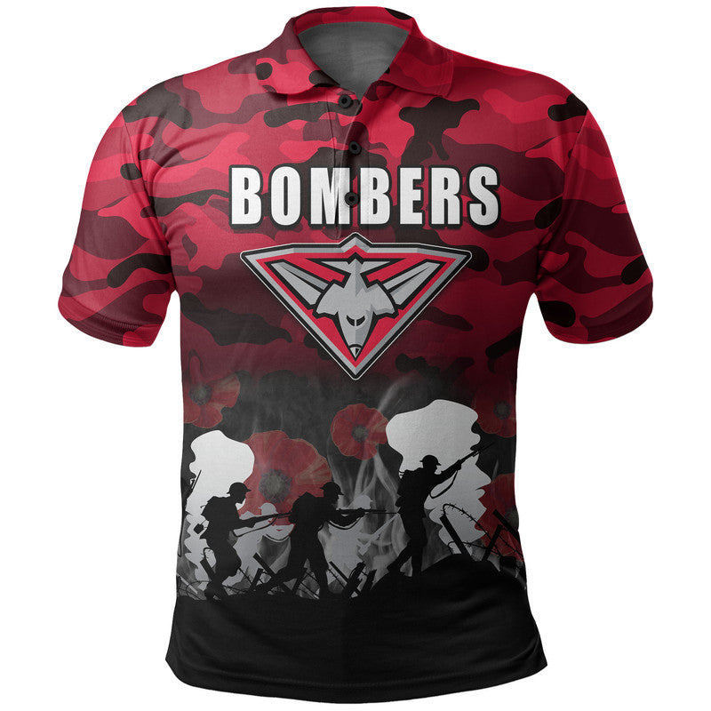 custom-personalised-afl-anzac-day-polo-shirt-bombers-army-style