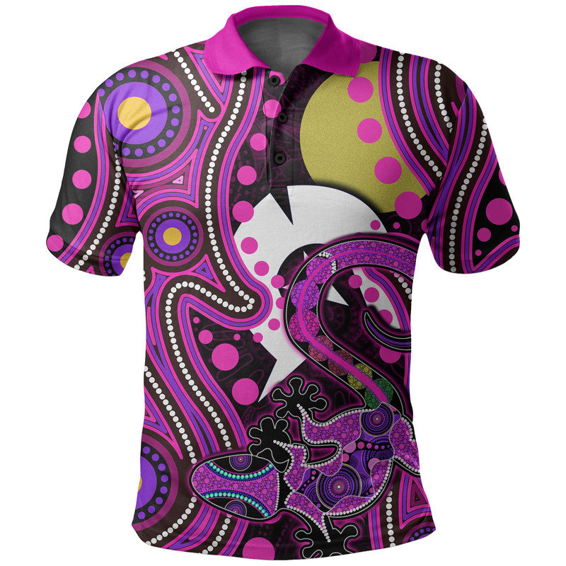 custom-personalised-naidoc-aboriginal-lizard-polo-shirt-pink-style