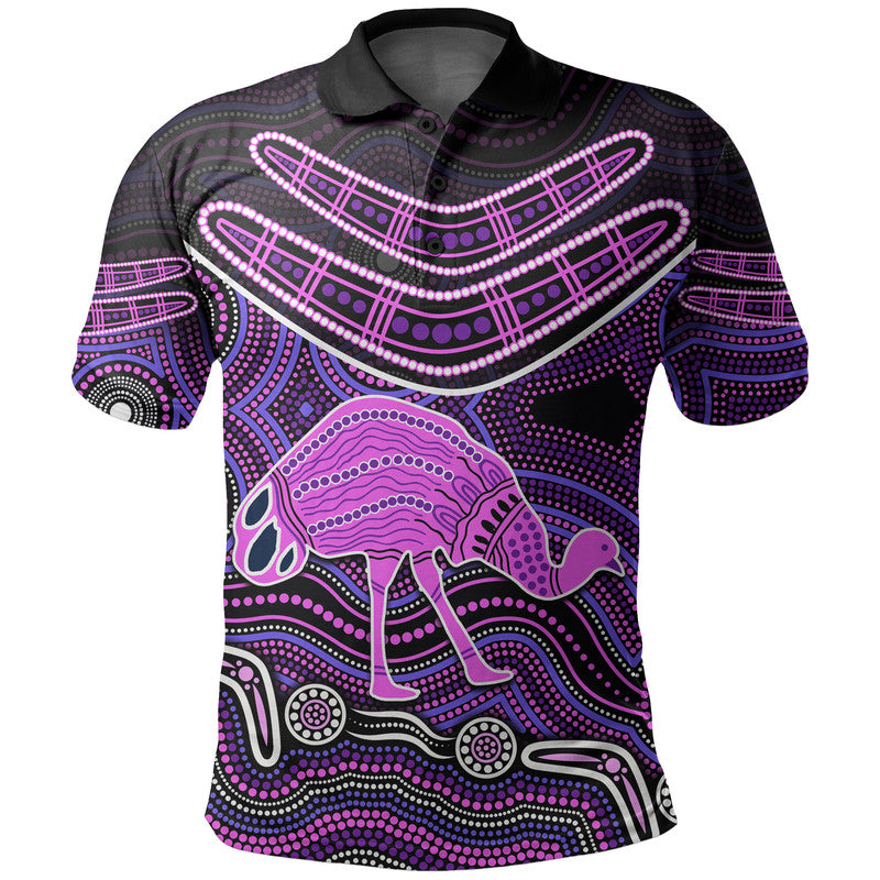 custom-personalised-emu-aboriginal-boomerang-polo-shirt-no5