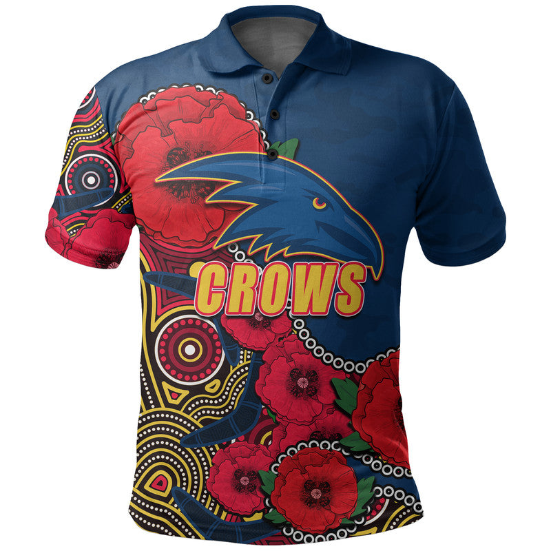 custom-personalised-anzac-day-afl-crows-army-mix-aboriginal-polo-shirt