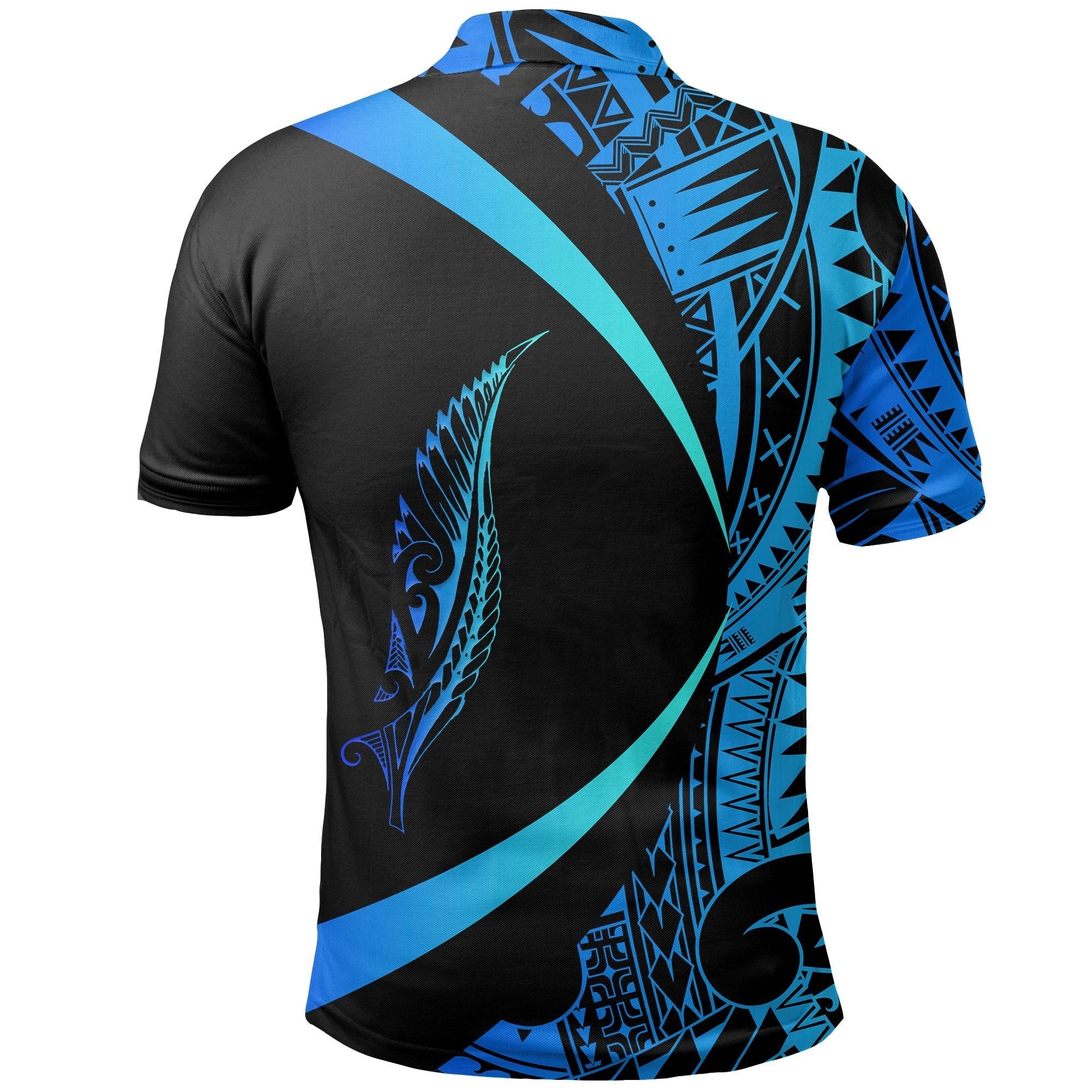 new-zealand-silver-fern-polo-shirt-maori-tattoo-circle-style-blue