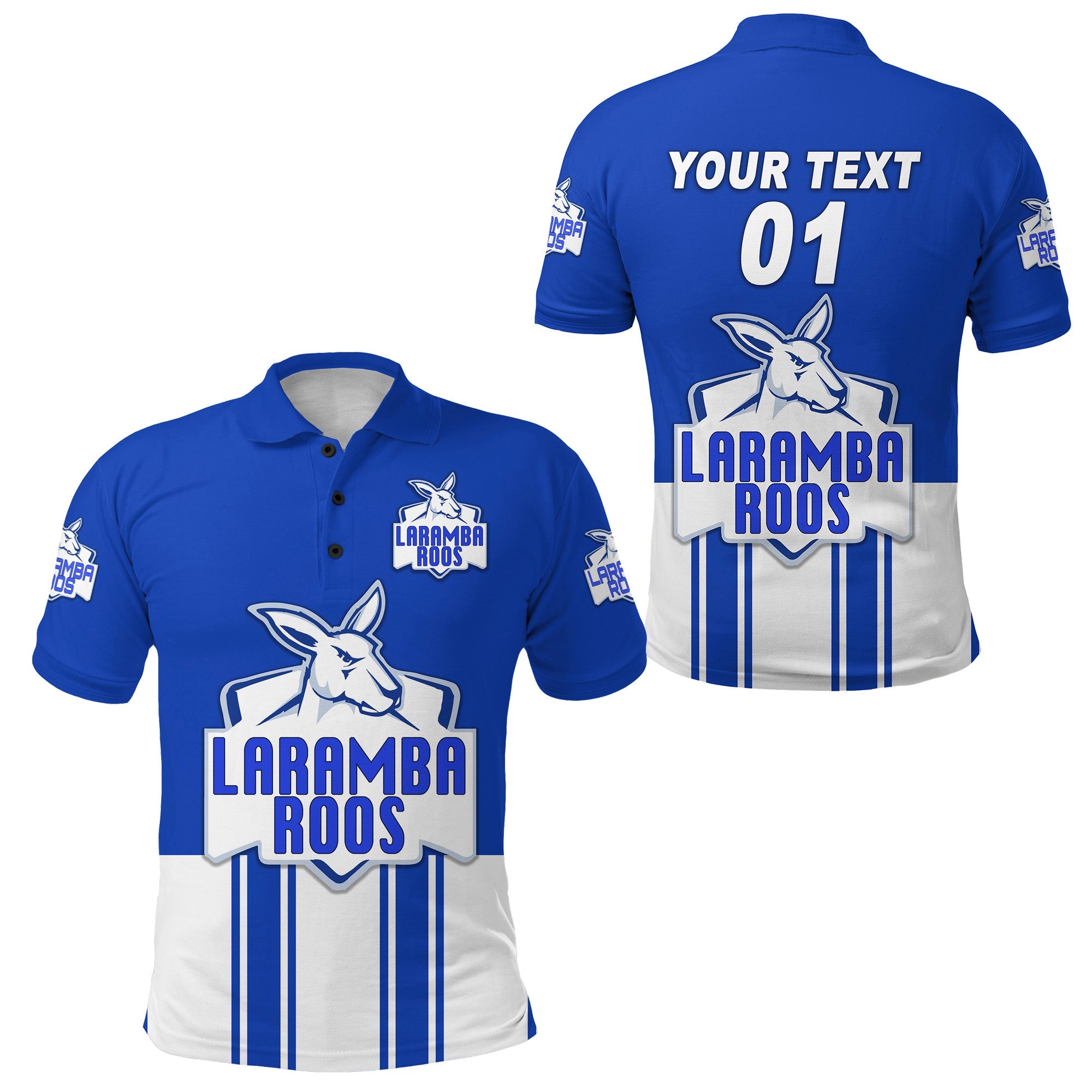 custom-personalised-laramba-roos-football-club-polo-shirt-kangaroos-original-blue-custom-text-and-number