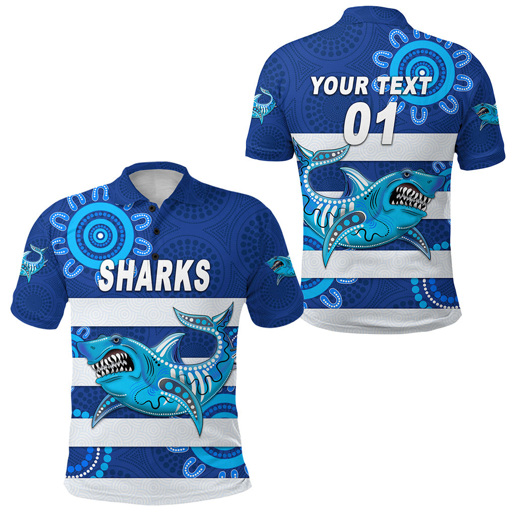 custom-personalised-east-fremantle-football-club-polo-shirt-sharks-indigenous-version-custom-text-and-number