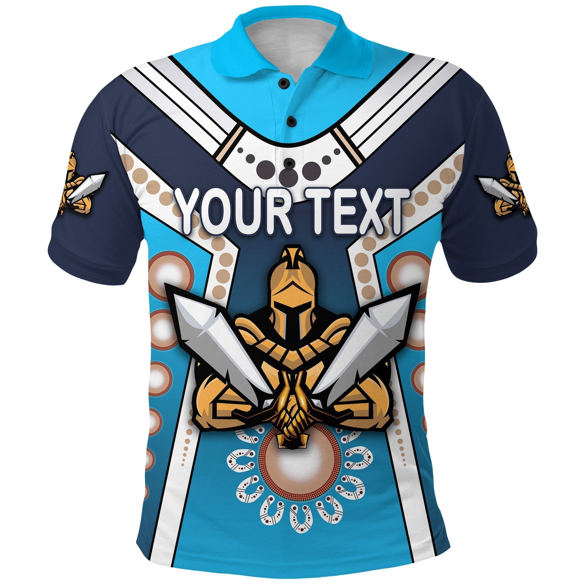 custom-personalised-gold-coast-polo-shirt-titans-gladiator-simple-indigenous