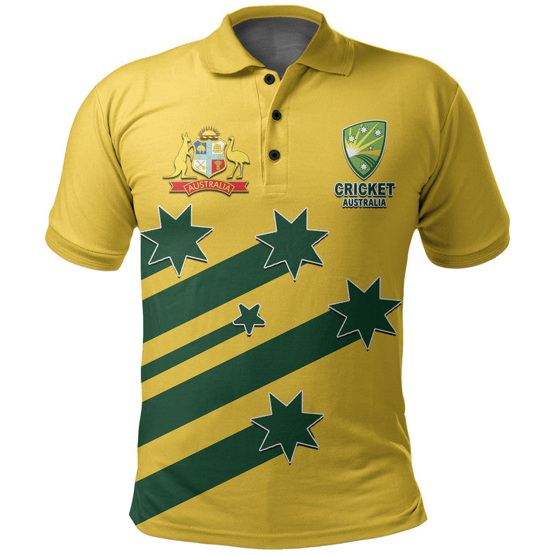 custom-personalised-and-number-australia-cricket-polo-shirt-style-1999-no1