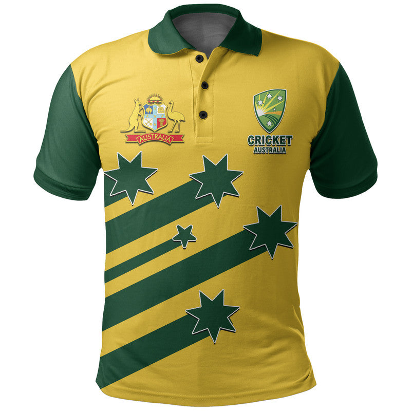 custom-personalised-and-number-australia-cricket-polo-shirt-style-1999-no2