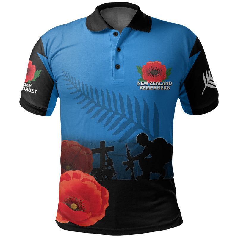 custom-personalised-anzac-day-new-zealand-remembers-polo-shirt