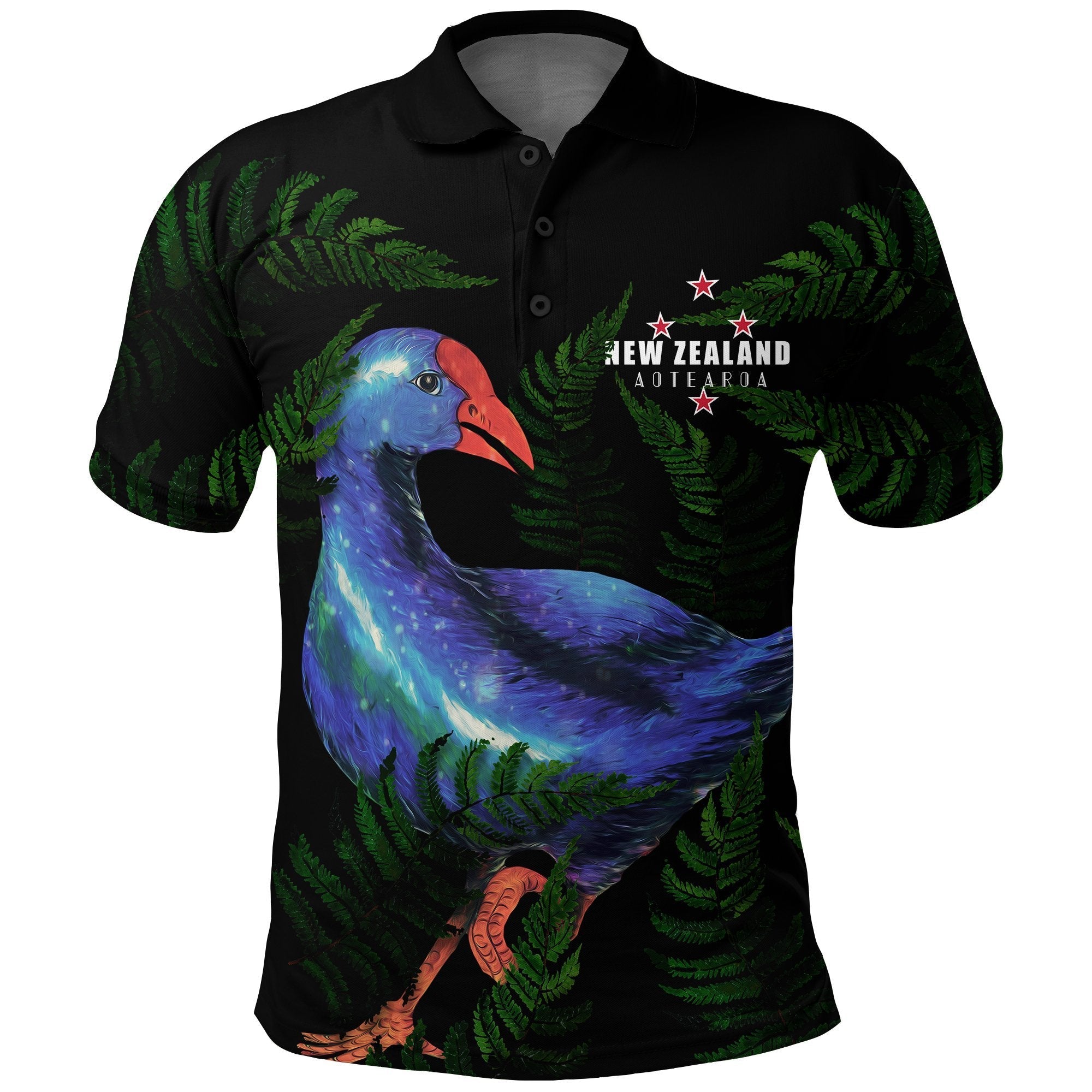 new-zealand-polo-shirt-pukeko-silver-fern-golf-shirt