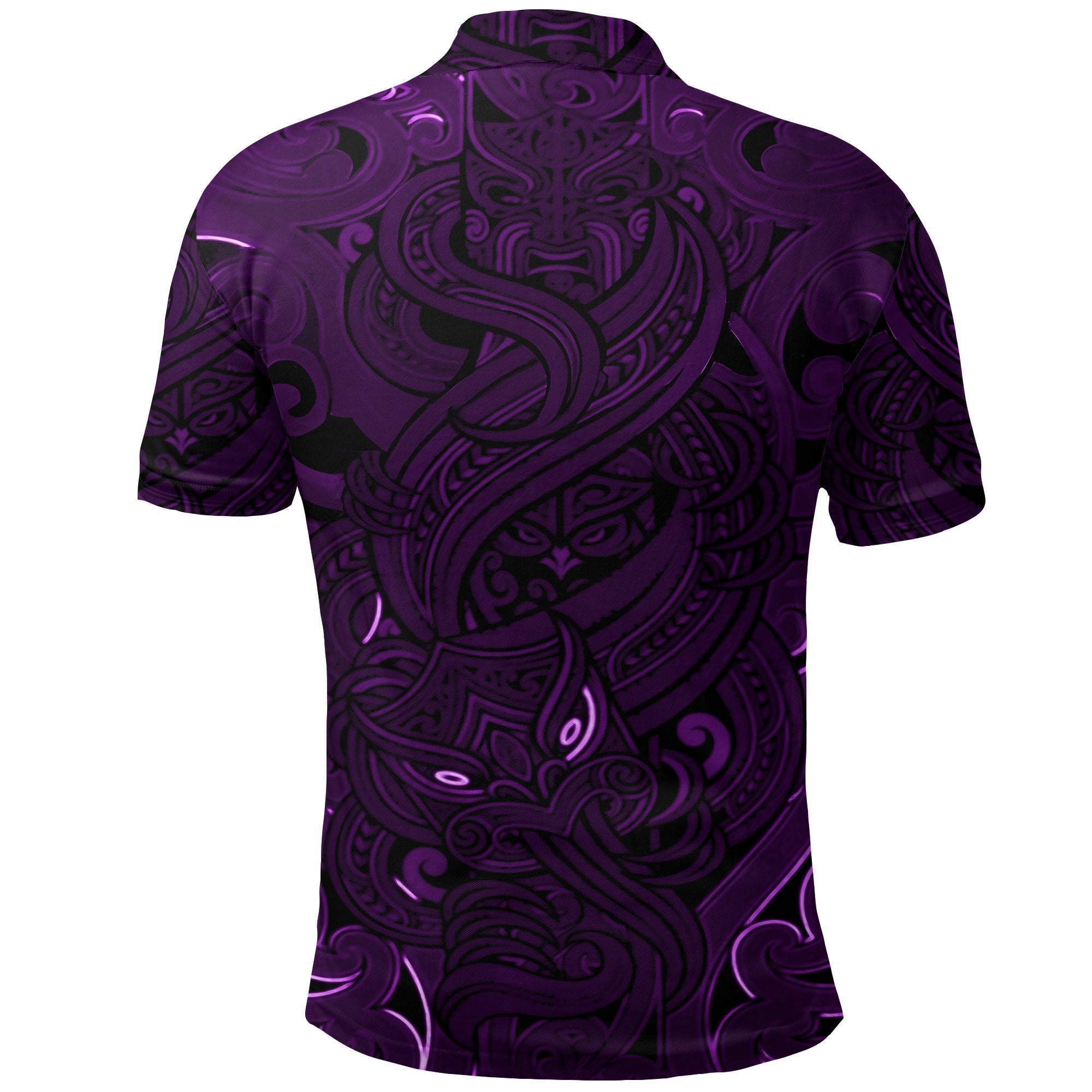 new-zealand-polo-shirt-maori-gods-golf-shirt-tumatauenga-god-of-war-purple