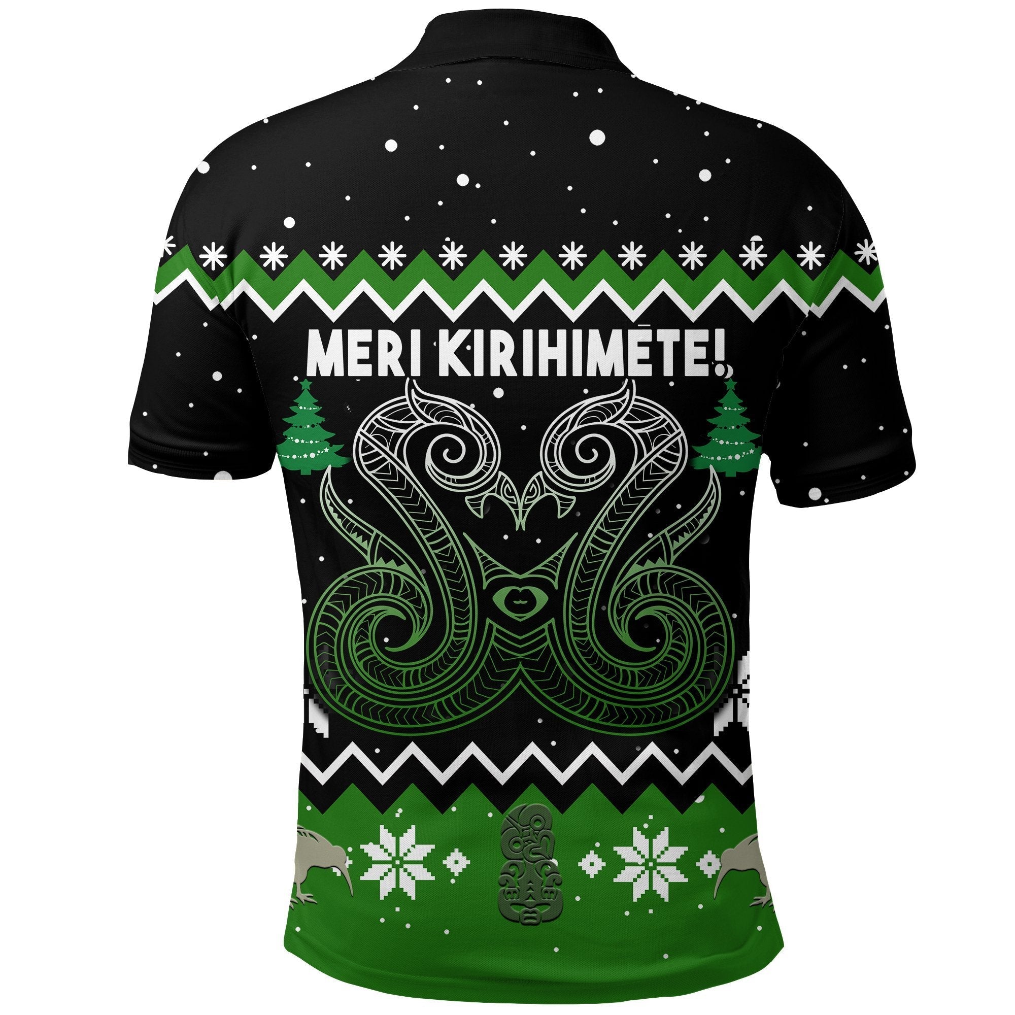 new-zealand-christmas-polo-shirt-manaia-meri-kirihimete