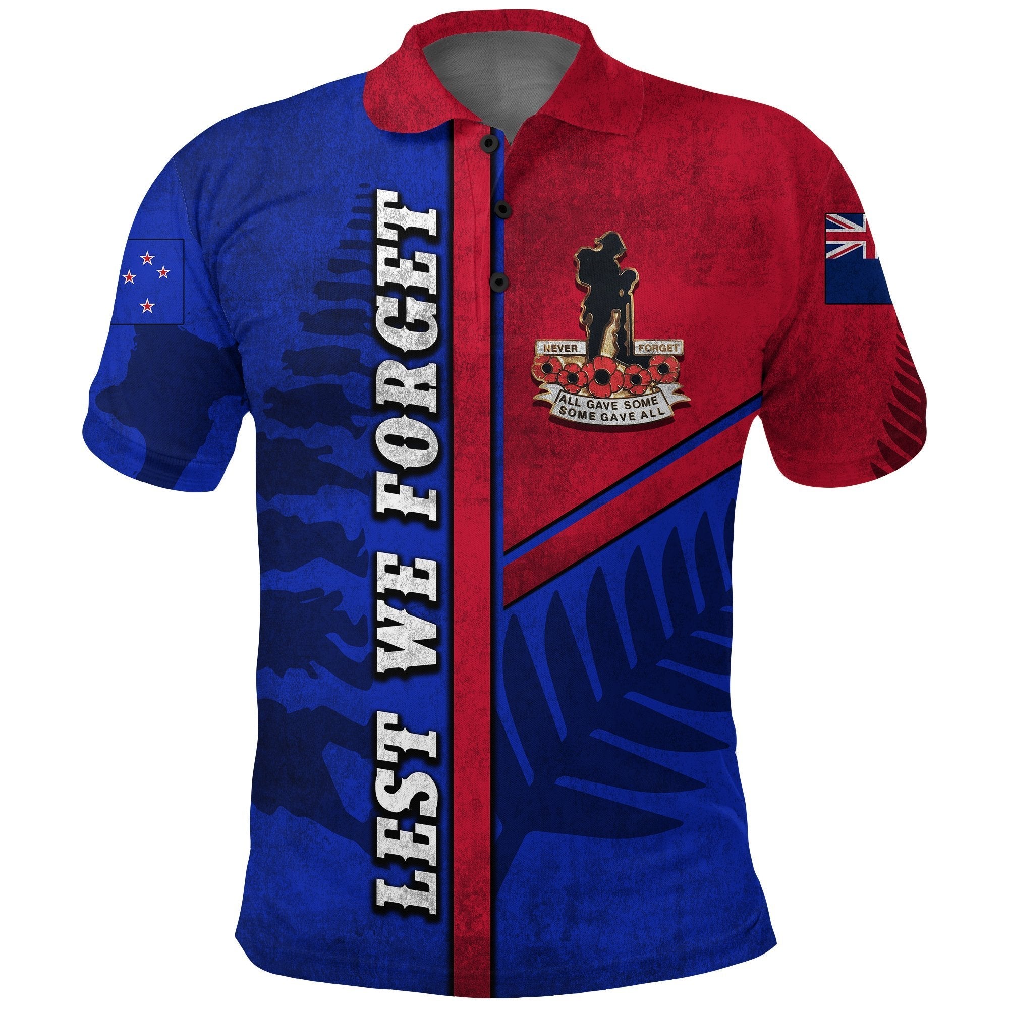 anzac-new-zealand-polo-shirt-lest-we-forget-blue-road-to-peace