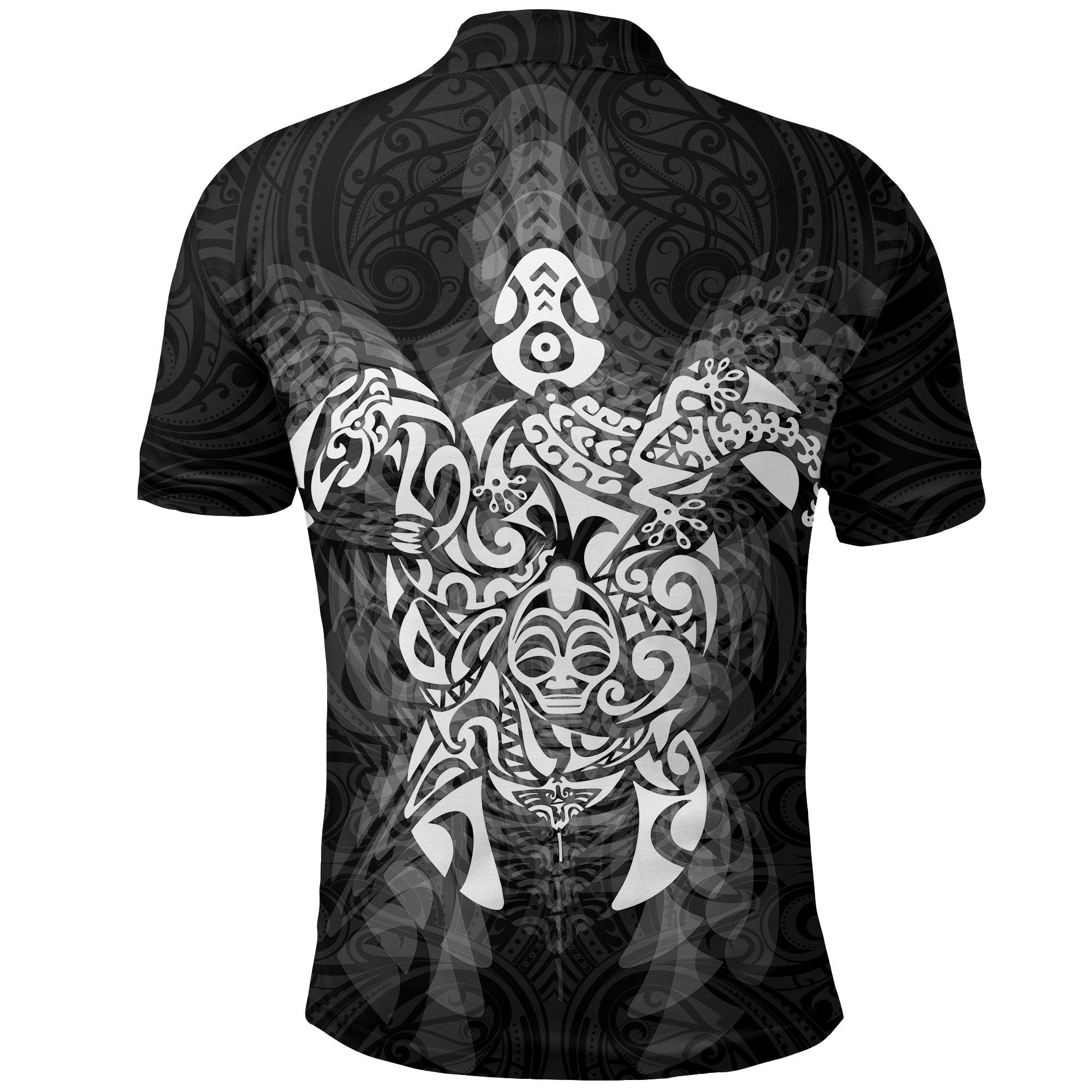 new-zealand-maori-polo-shirt-wairua-tattoo-turtle-golf-shirts-white