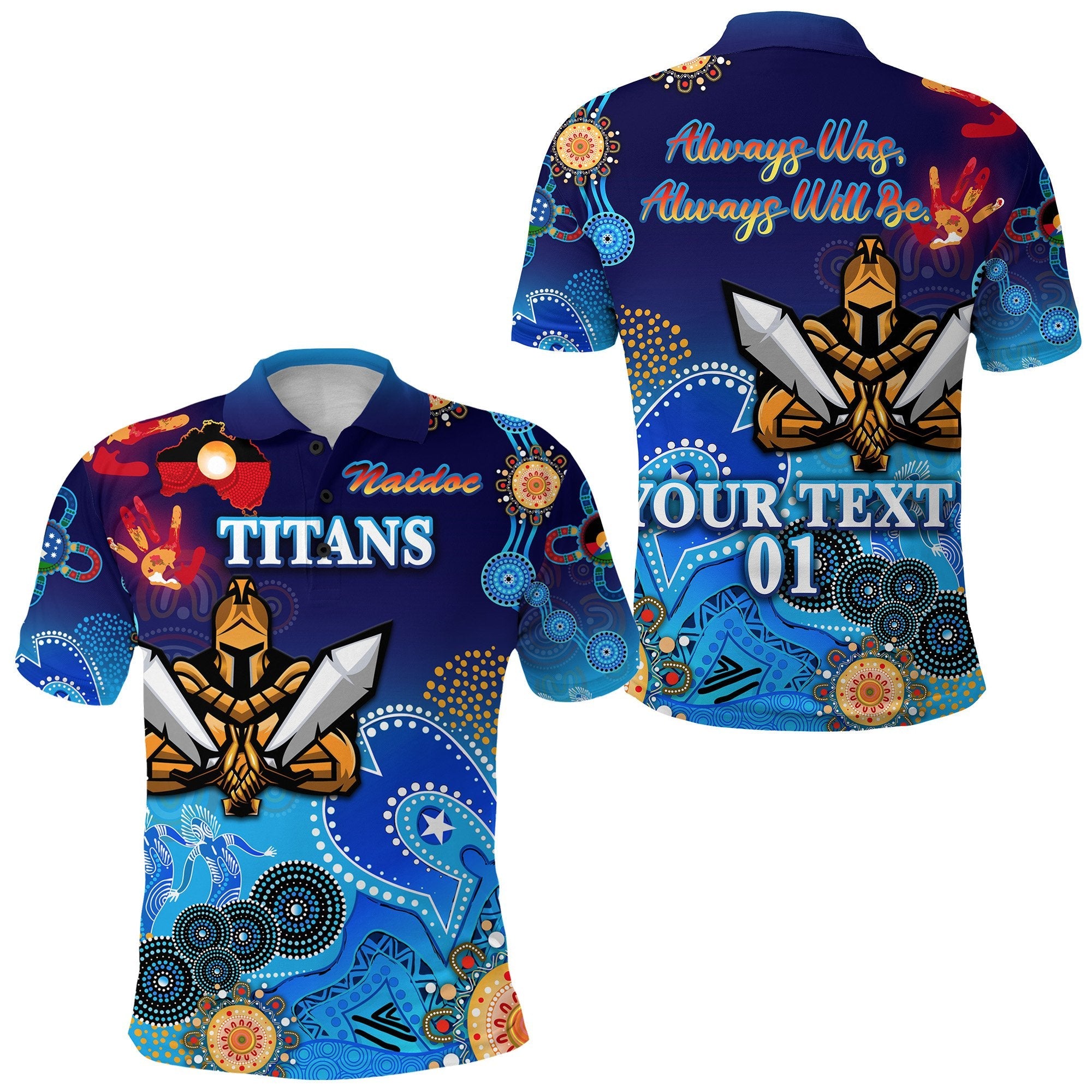 custom-personalised-gold-coast-titans-polo-shirt-gladiator-naidoc-heal-country-heal-our-nation-custom-text-and-number