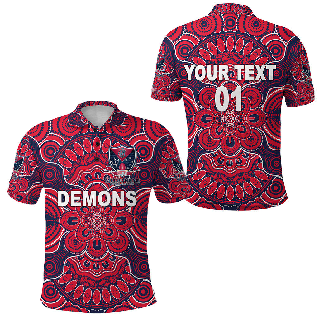 custom-personalised-melbourne-demons-indigenous-polo-shirt-football-2021-version-custom-text-and-number