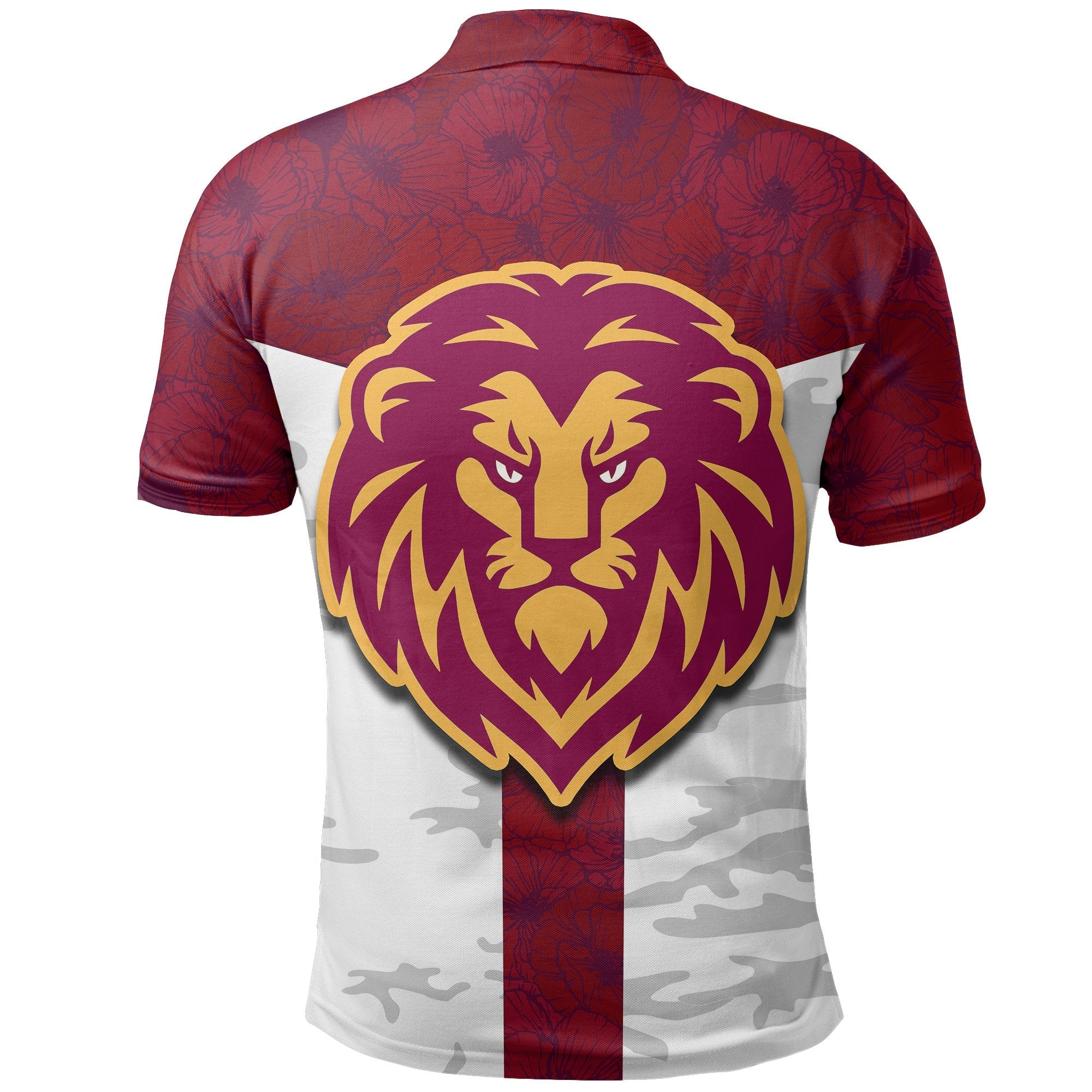 brisbane-lions-polo-shirt-anzac-day-poppy-flowers-style