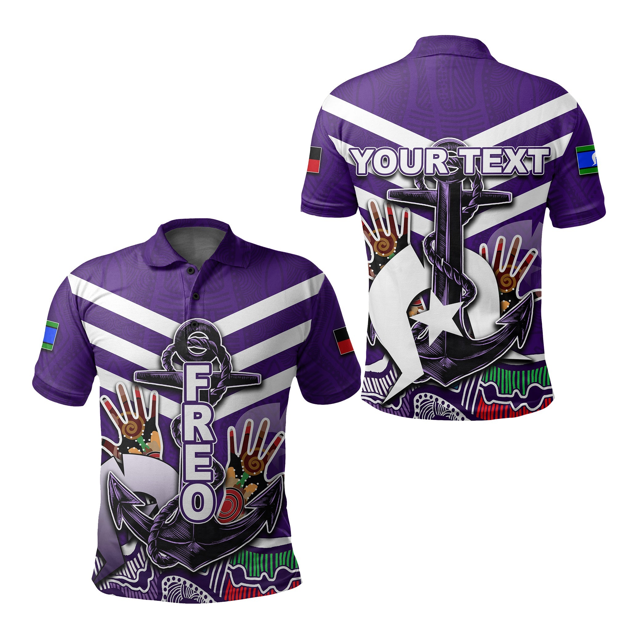 custom-personalised-naidoc-fremantle-polo-shirt-freo-torres-strait-islanders