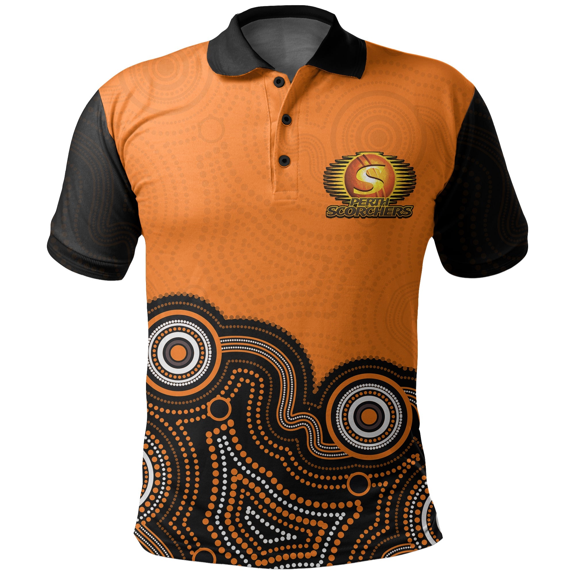 custom-personalised-and-numberperth-scorchers-polo-shirt-cricket-aboriginal-style