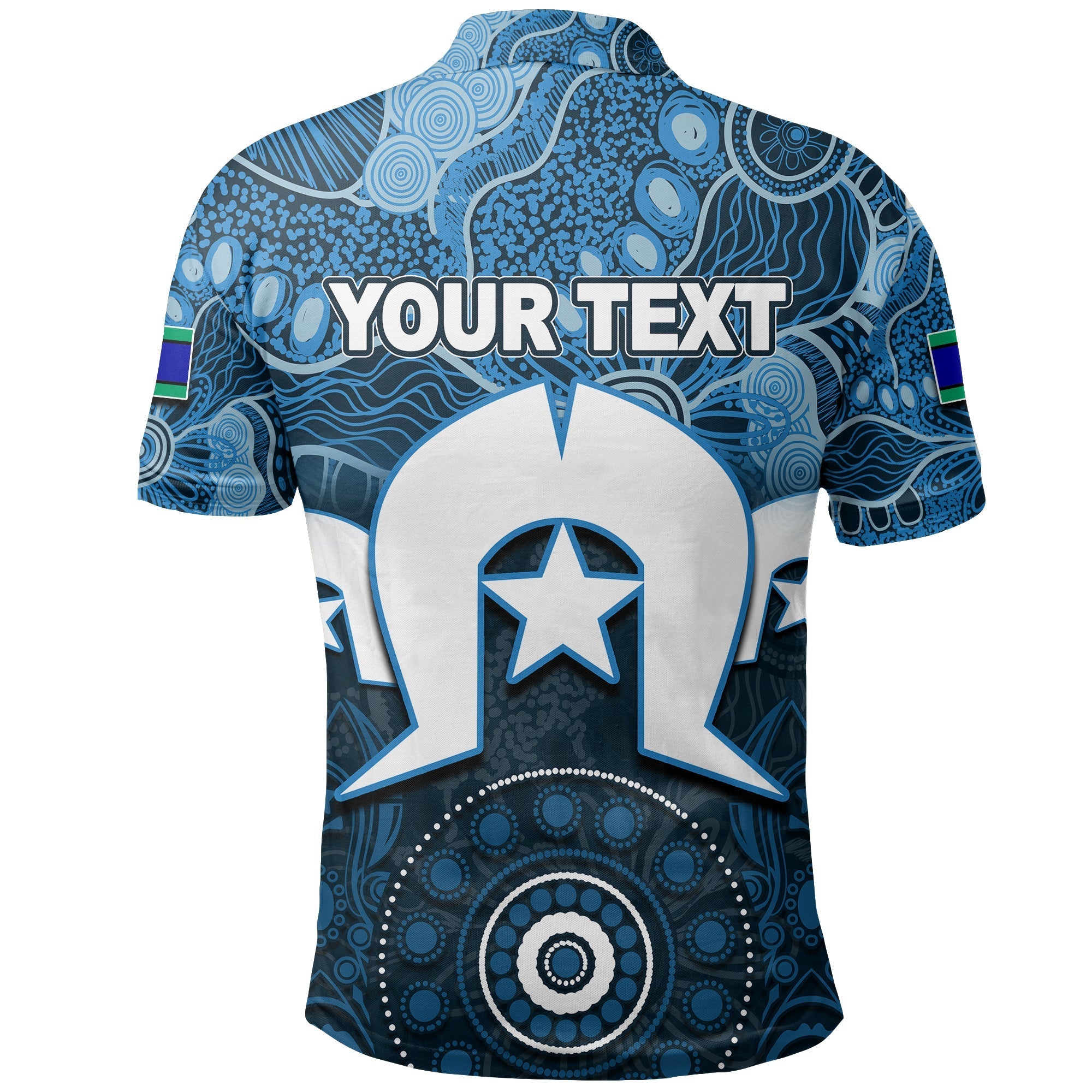 custom-personalised-blues-australian-football-torres-strait-islanders-mix-aboriginal-polo-shirt