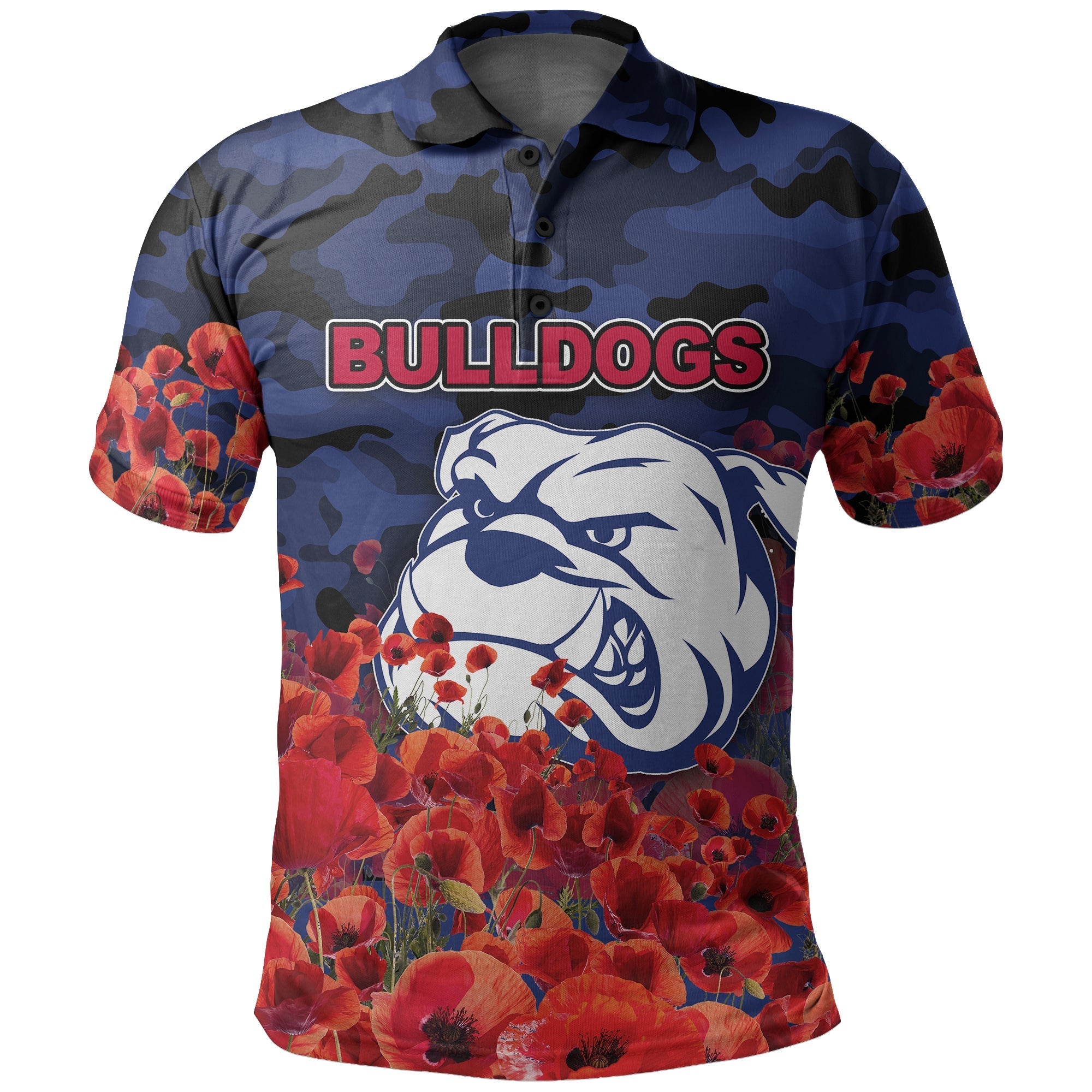 anzac-day-western-bulldogs-polo-shirt-poppy-flowers-with-army-patterns