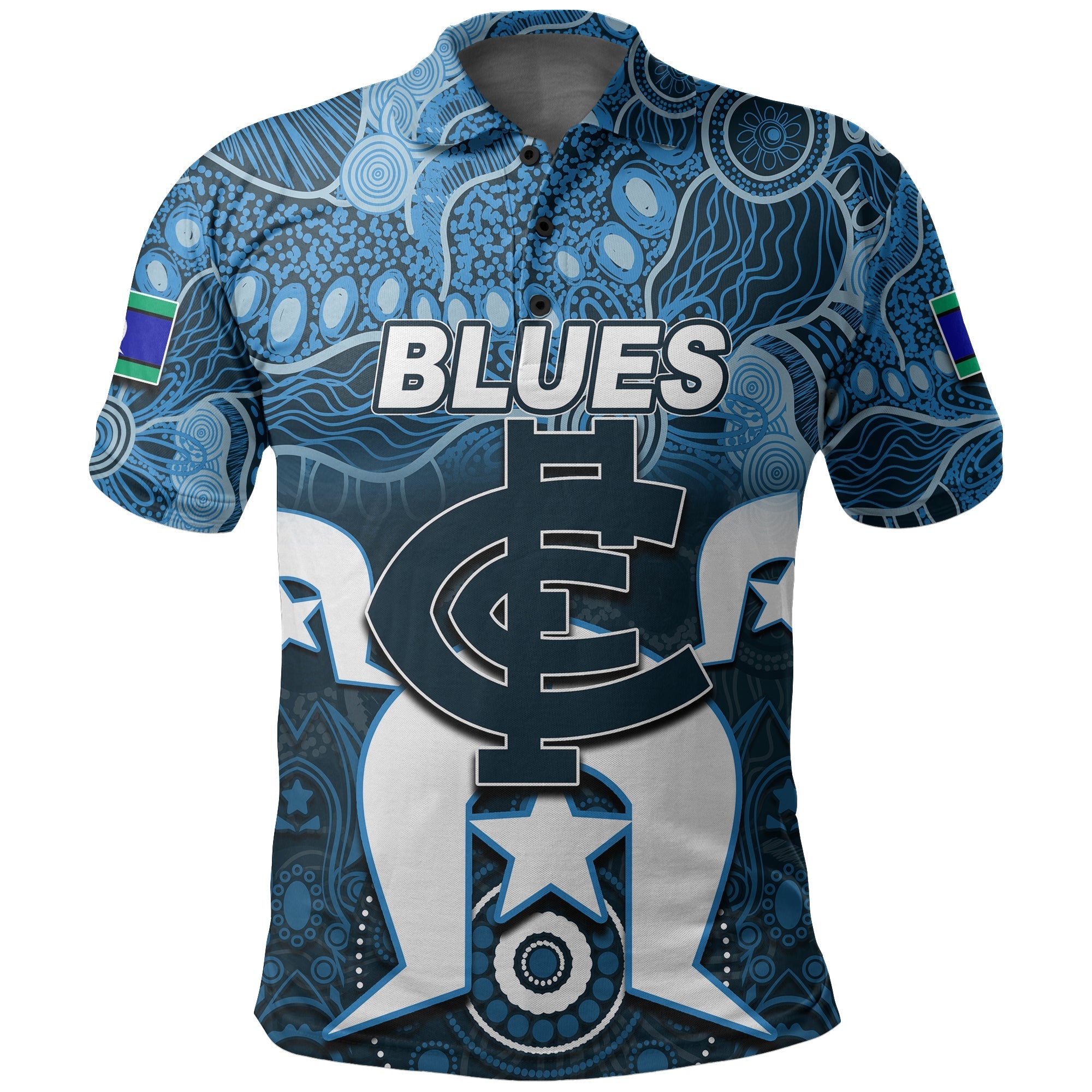 custom-personalised-blues-australian-football-torres-strait-islanders-mix-aboriginal-polo-shirt