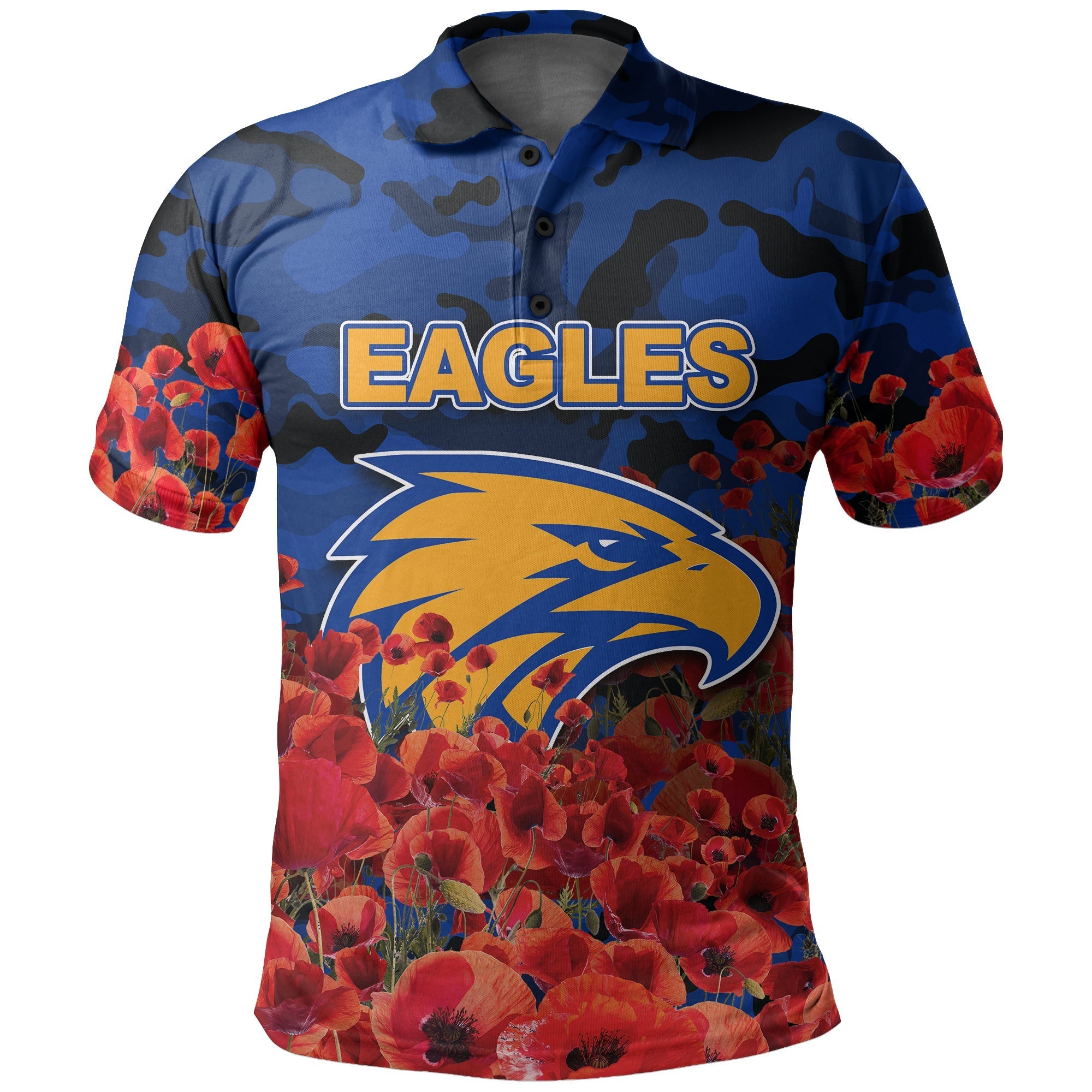 anzac-day-west-coast-eagles-polo-shirt-poppy-flowers-with-army-patterns