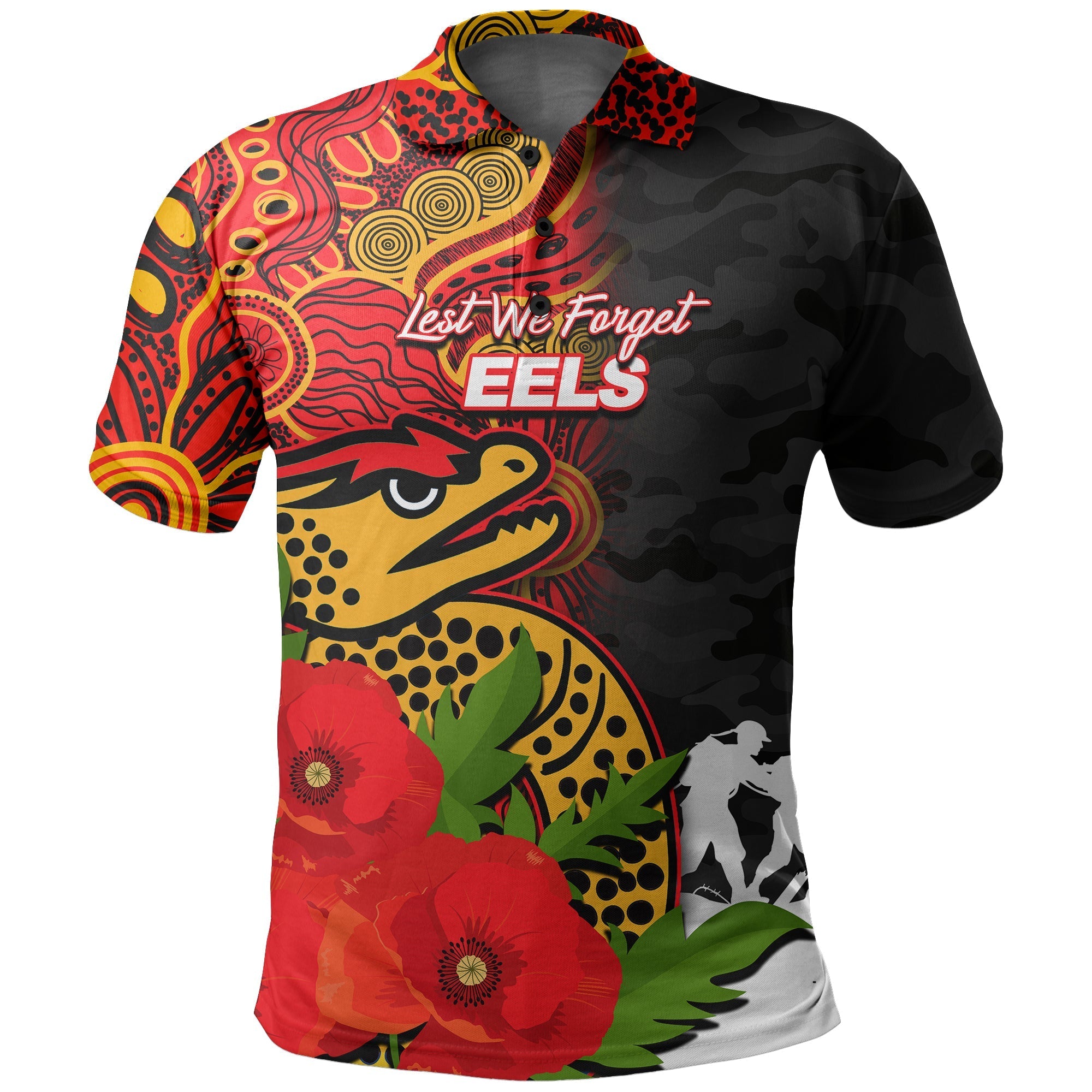 custom-personalisedeels-anzac-day-aboriginal-mix-army-patterns-polo-shirt-no2