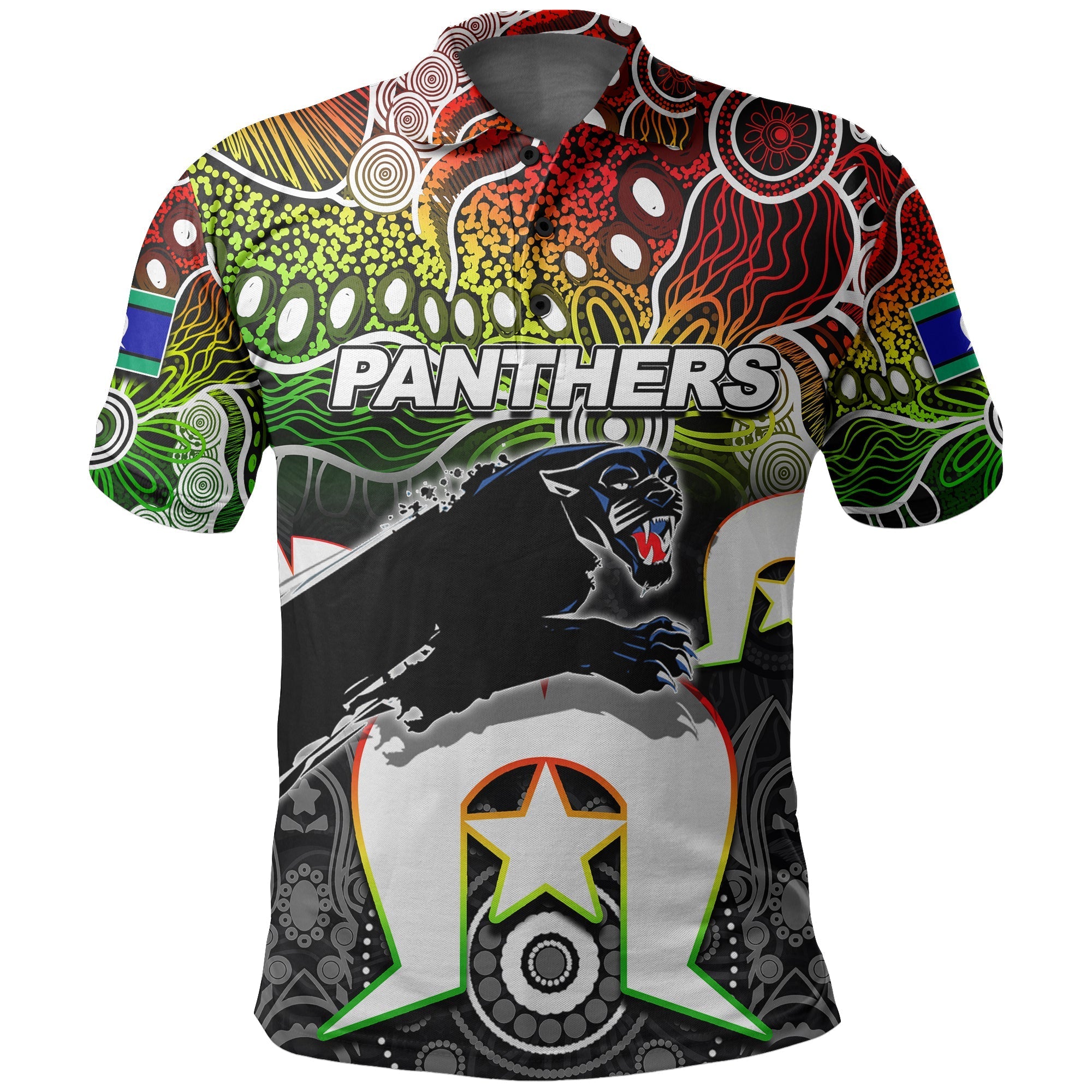 custom-personalisedpanthers-atorres-strait-islanders-mix-aboriginal-polo-shirt