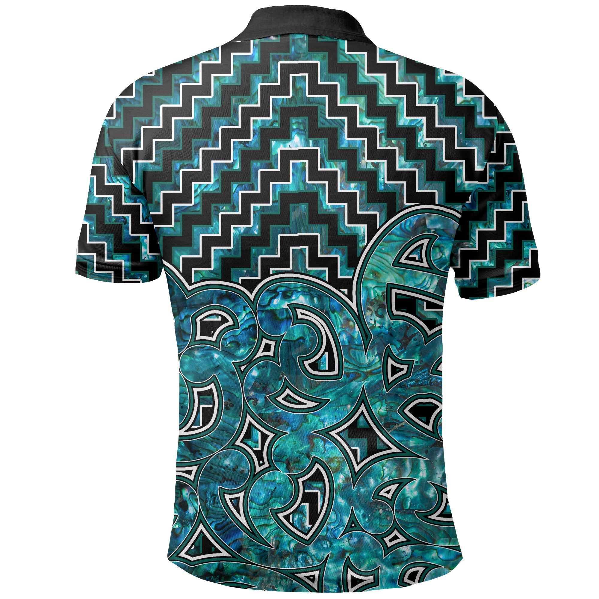 new-zealand-polo-shirt-maori-graphic-tee-patterns-paua-shell