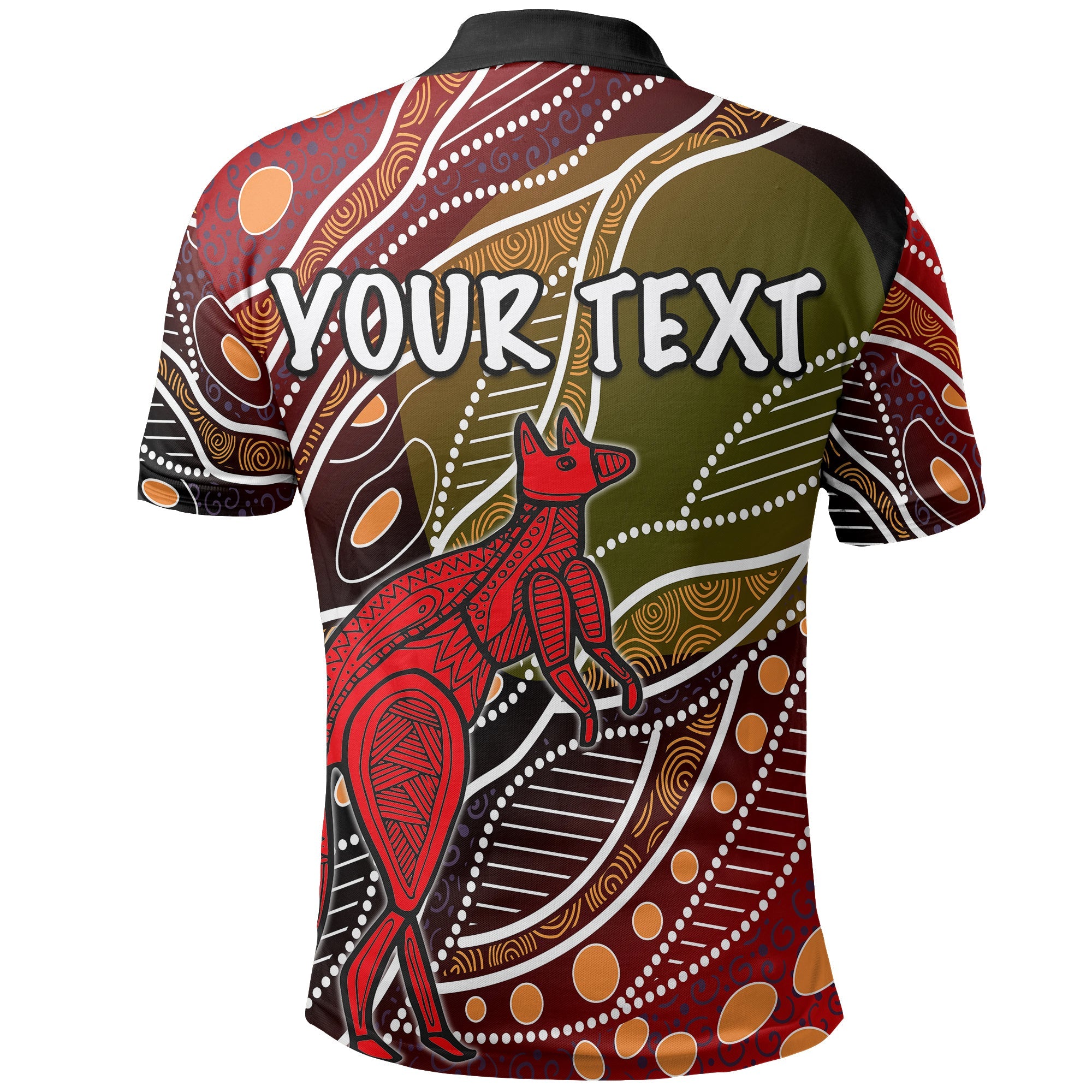 custom-personalised-aboriginal-polo-shirt-kangaroo-australia