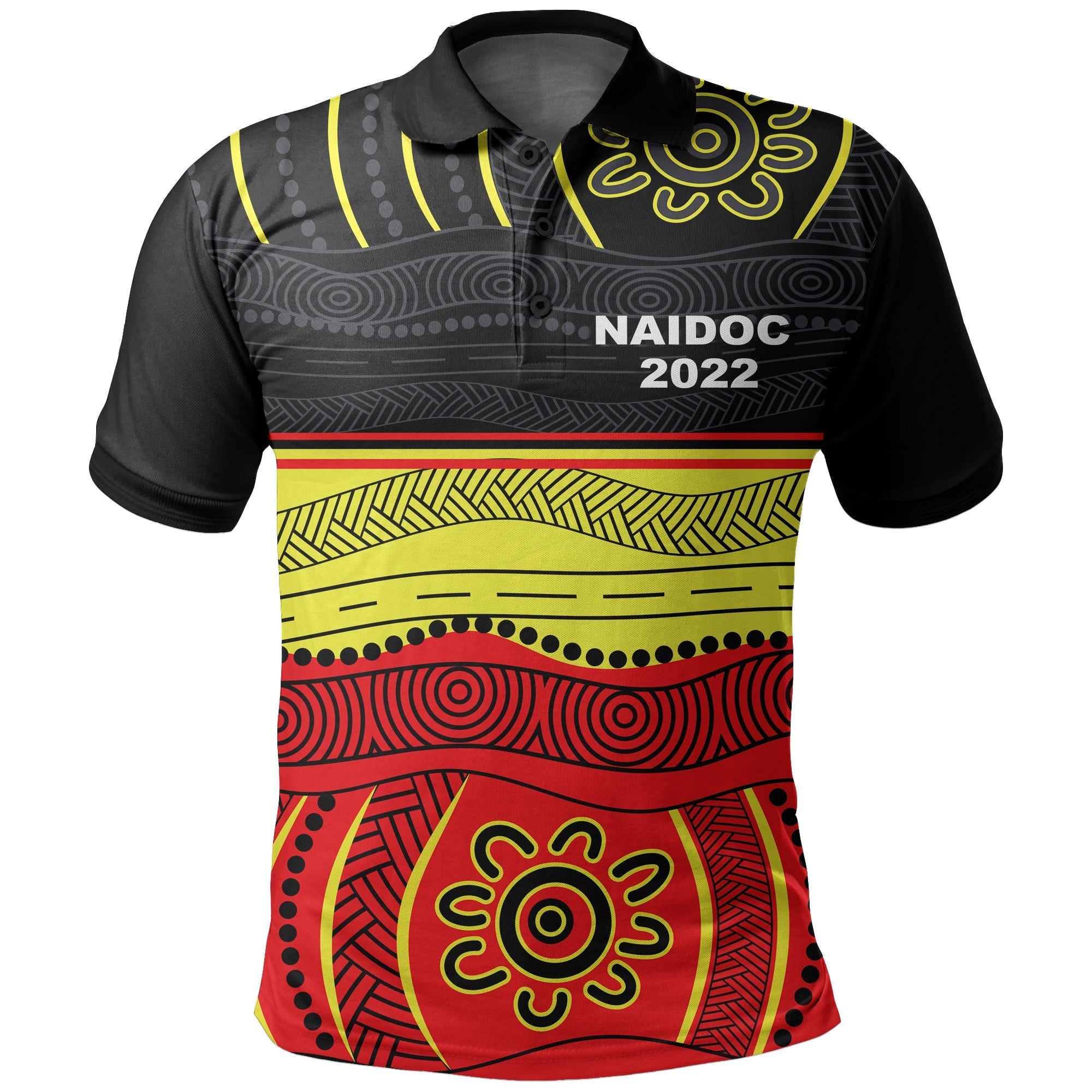 naidoc-week-2022-polo-shirt-aboriginal-flag