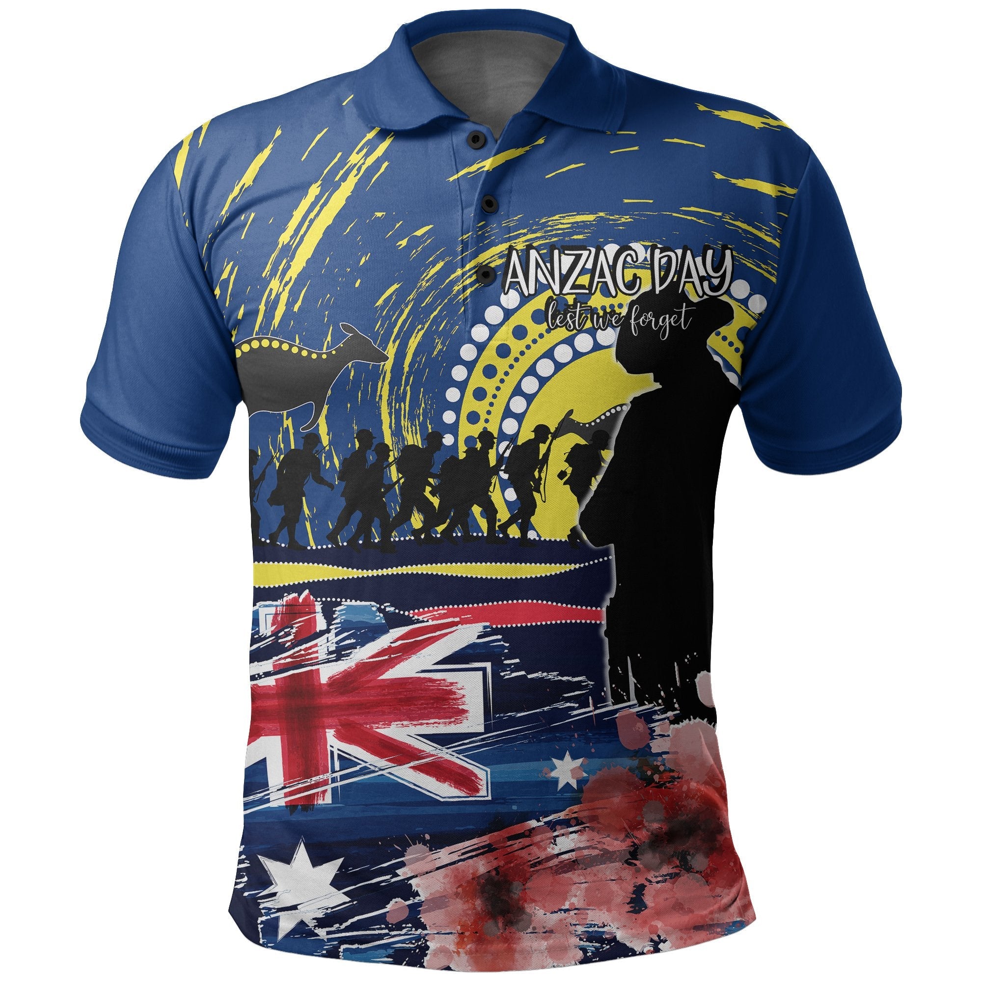 australia-polo-shirt-anzac-day-lest-we-forget-no-1