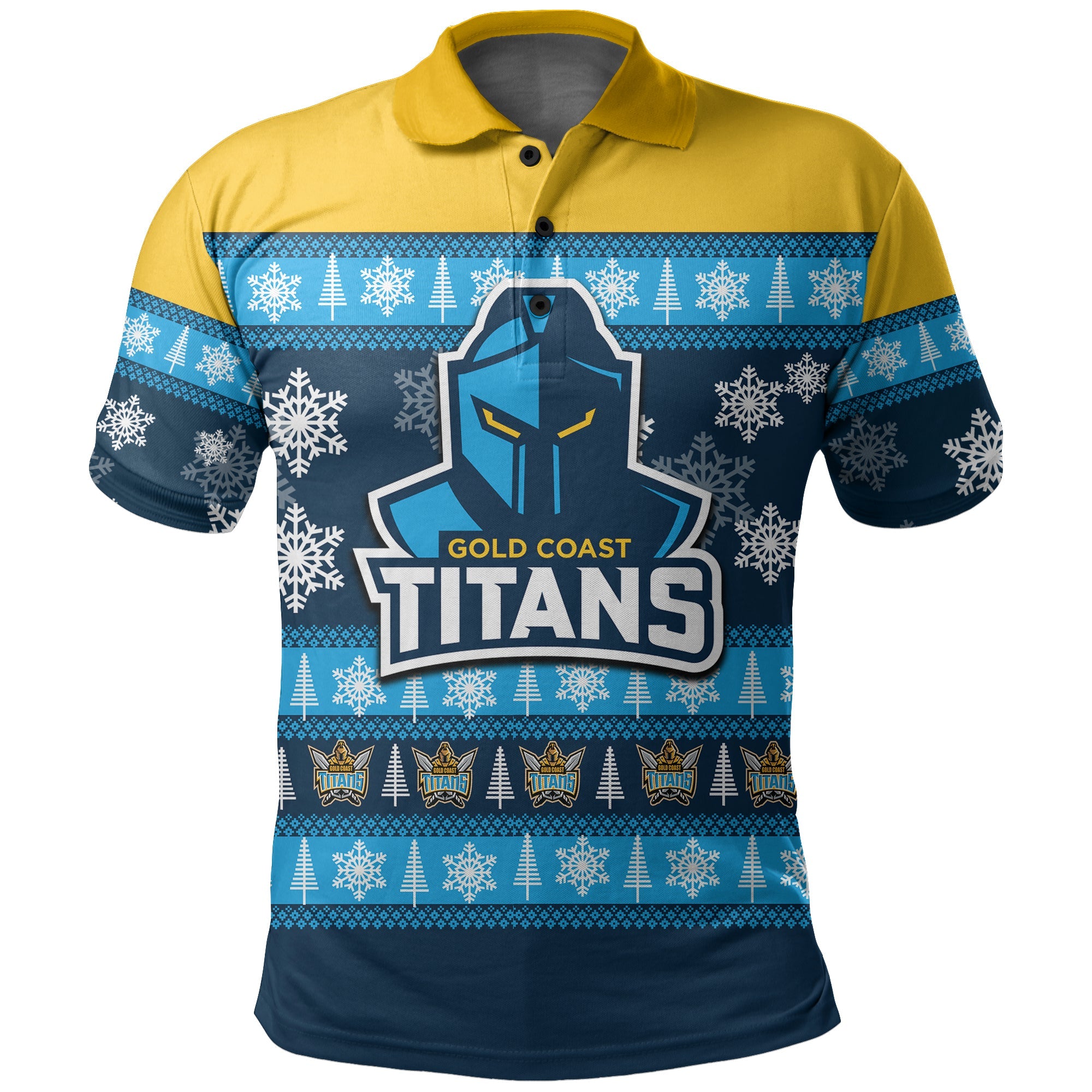 gold-coast-titans-polo-shirt-christmas-2021